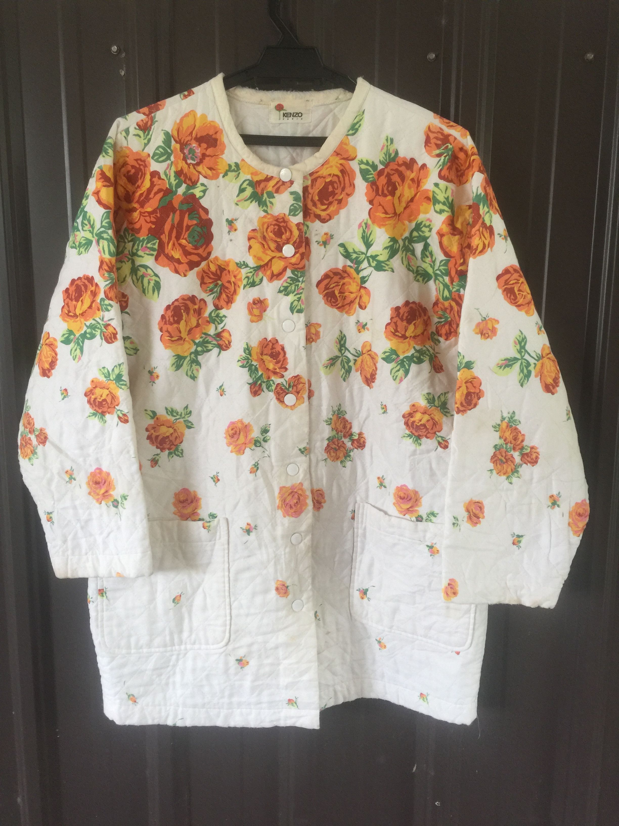 Designer × Kenzo × Vintage Vintage Kenzo Paris Floral Button Up Jacket Size US M / EU 48-50 / 2 - 1 Thumbnail