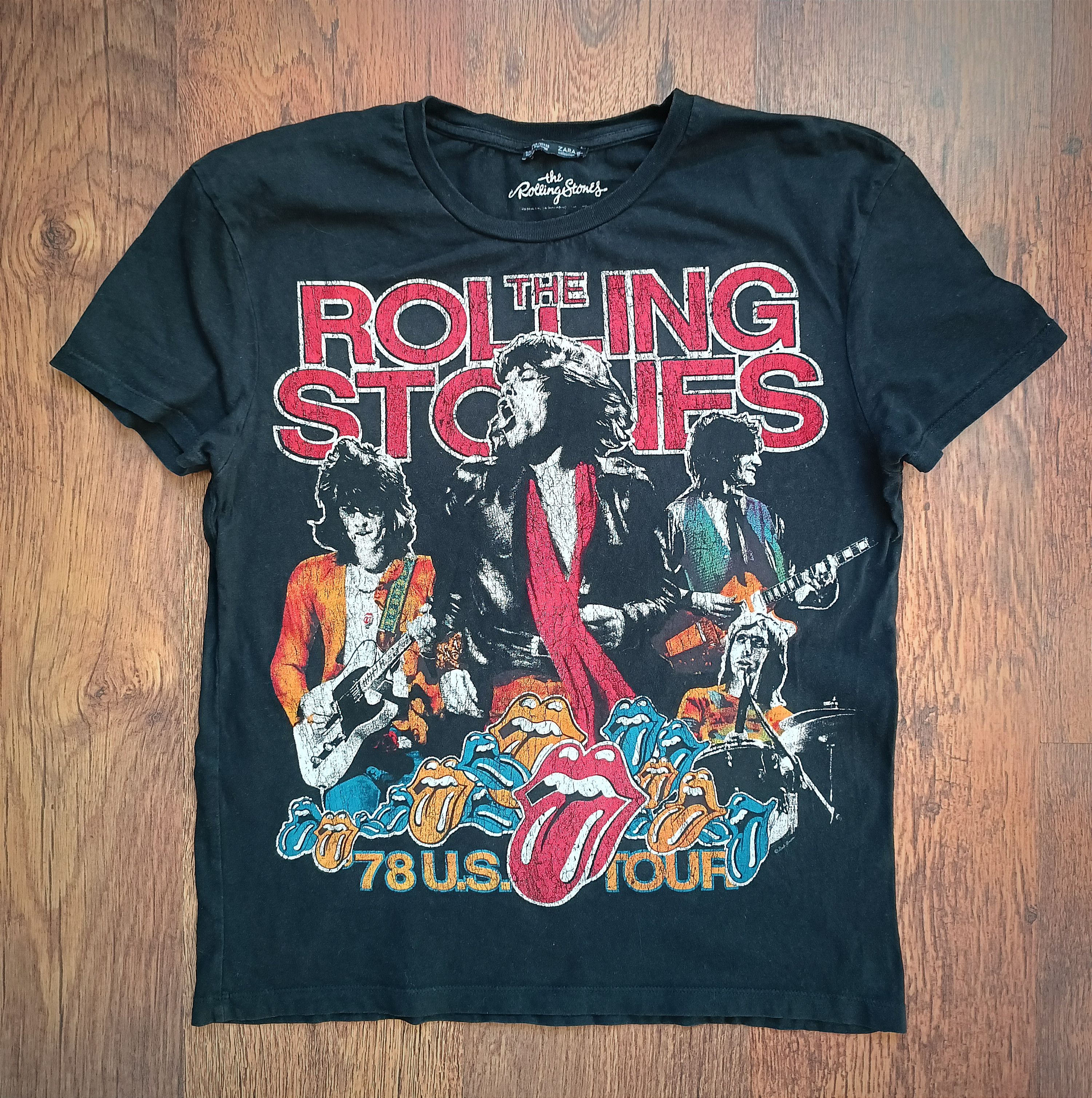 Band Tees × The Rolling Stones × Zara THE ROLLING STONES X