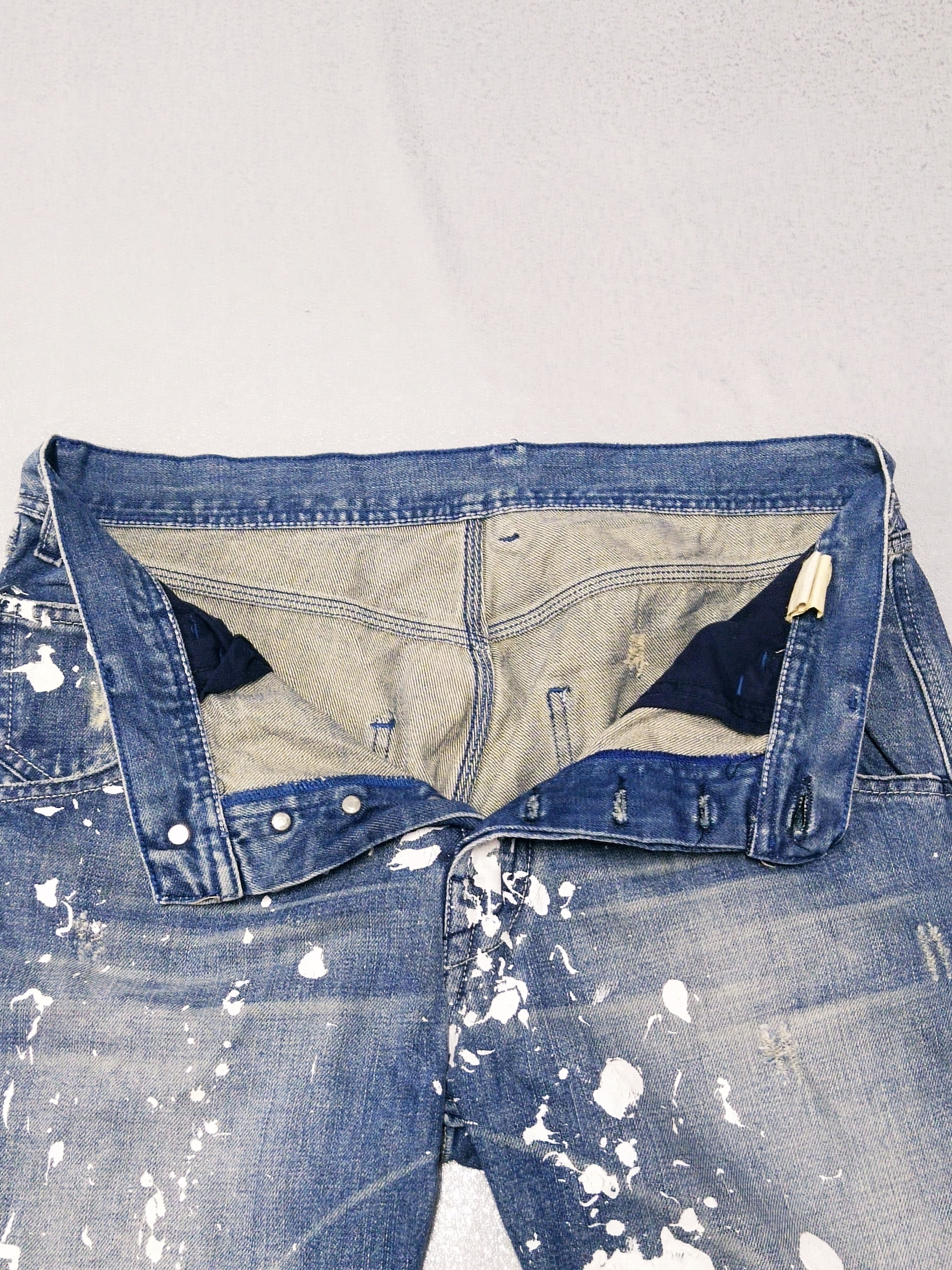 Vintage Vintage Paint Splattered Distressed Denim Made In Italy Size US 32 / EU 48 - 10 Thumbnail