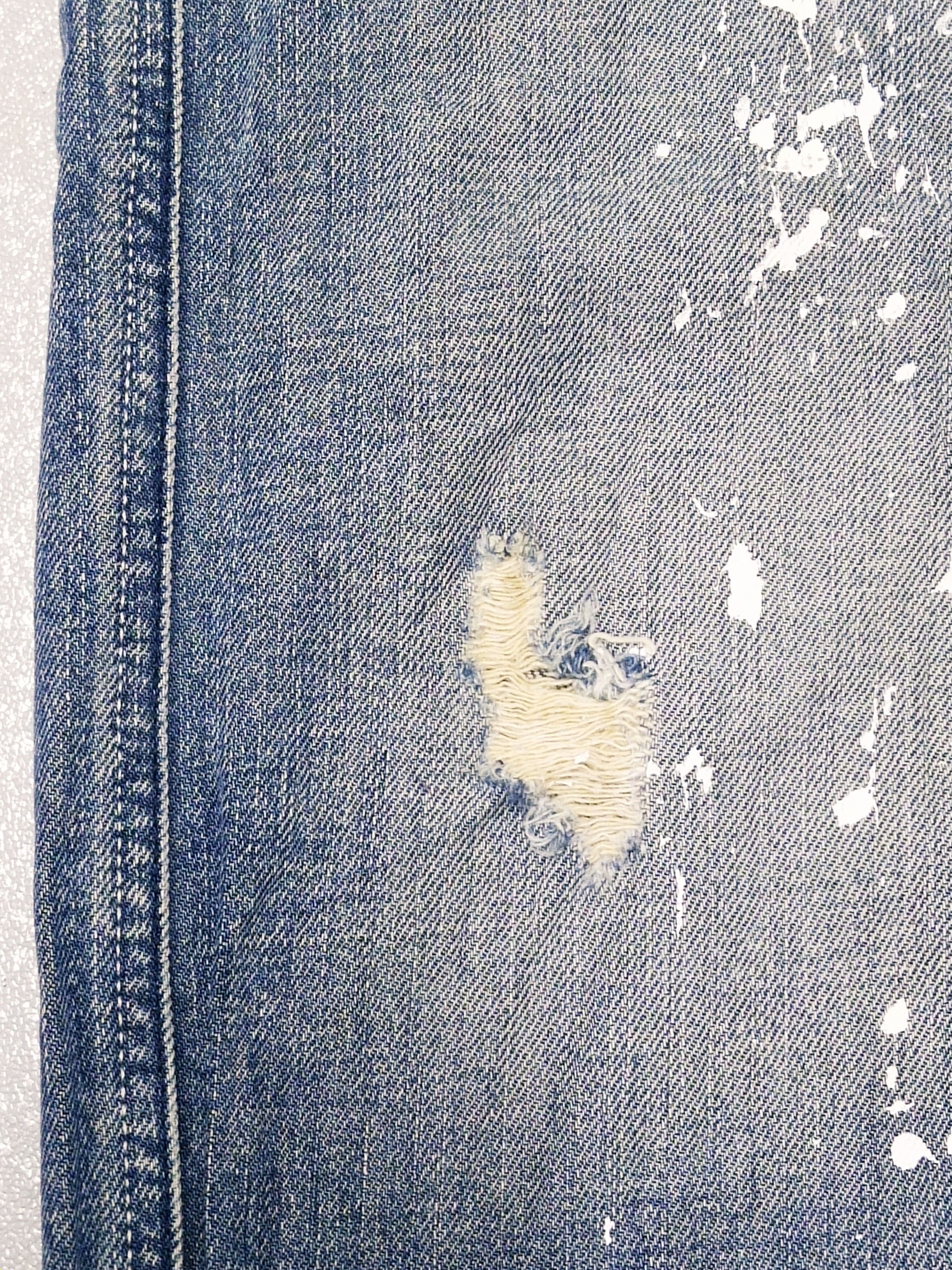 Vintage Vintage Paint Splattered Distressed Denim Made In Italy Size US 32 / EU 48 - 11 Thumbnail