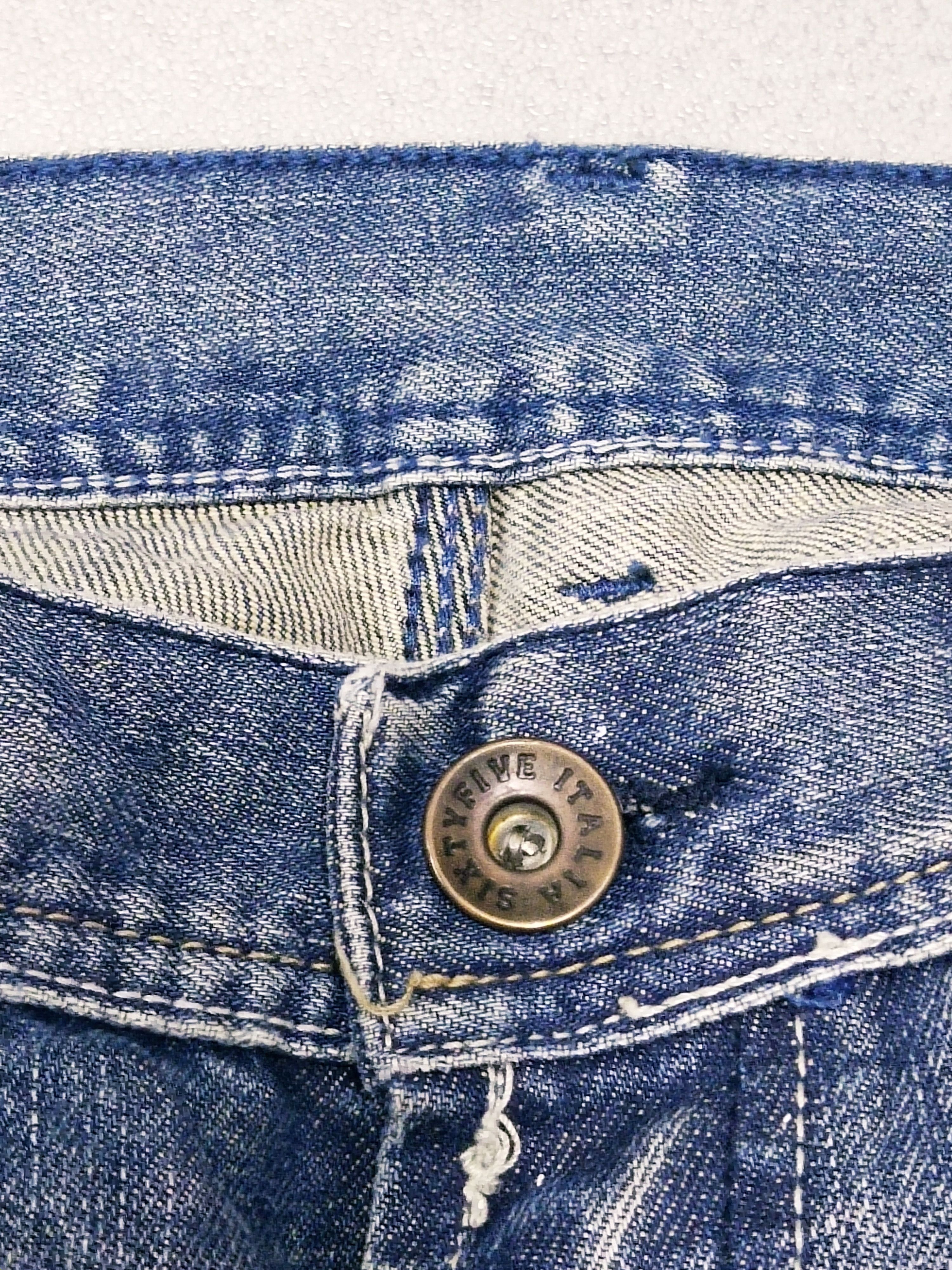Vintage Vintage Paint Splattered Distressed Denim Made In Italy Size US 32 / EU 48 - 8 Thumbnail