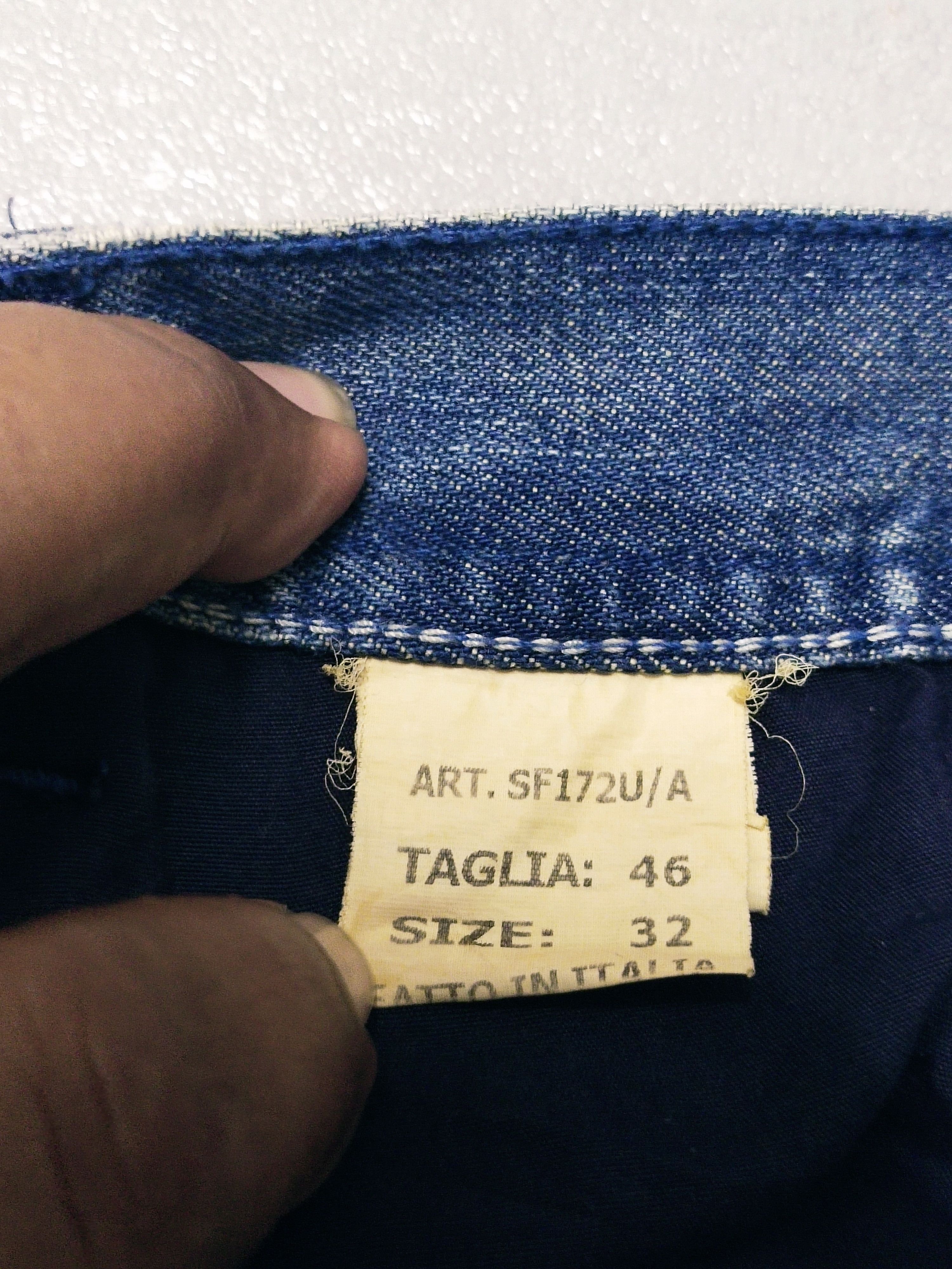 Vintage Vintage Paint Splattered Distressed Denim Made In Italy Size US 32 / EU 48 - 15 Thumbnail