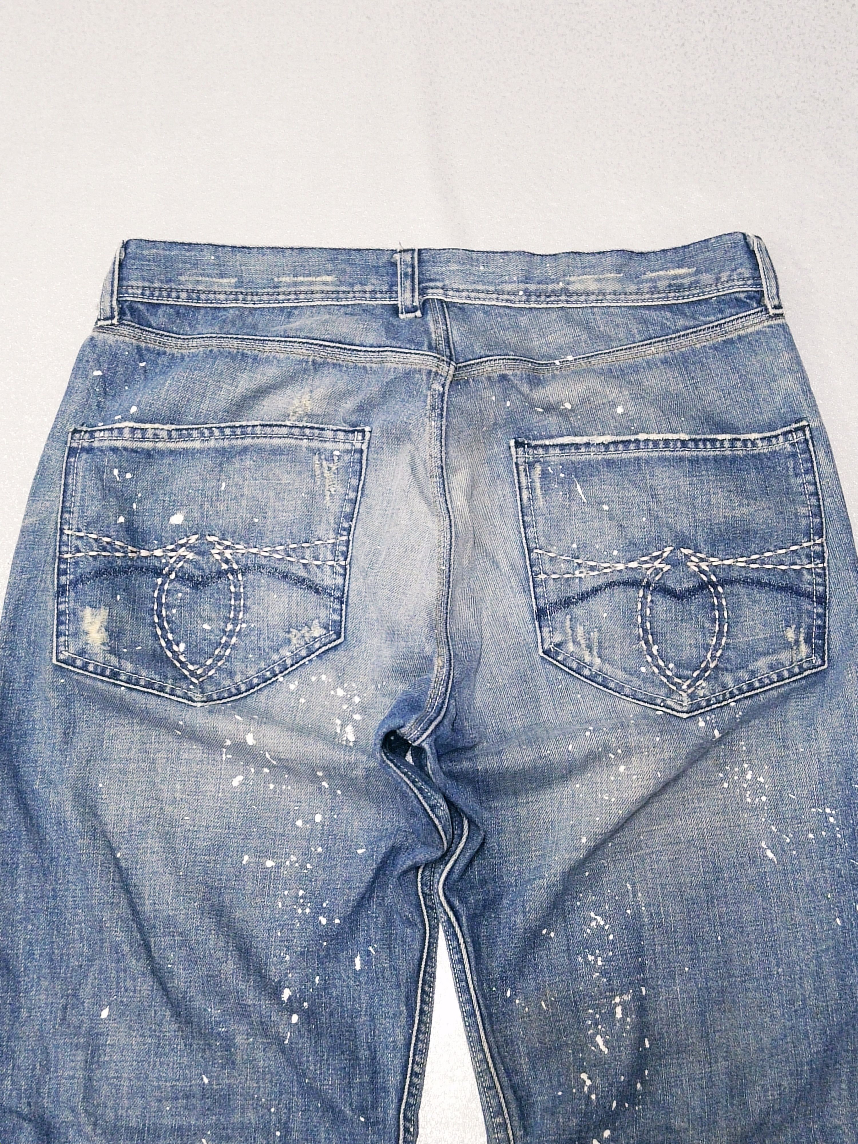 Vintage Vintage Paint Splattered Distressed Denim Made In Italy Size US 32 / EU 48 - 12 Thumbnail