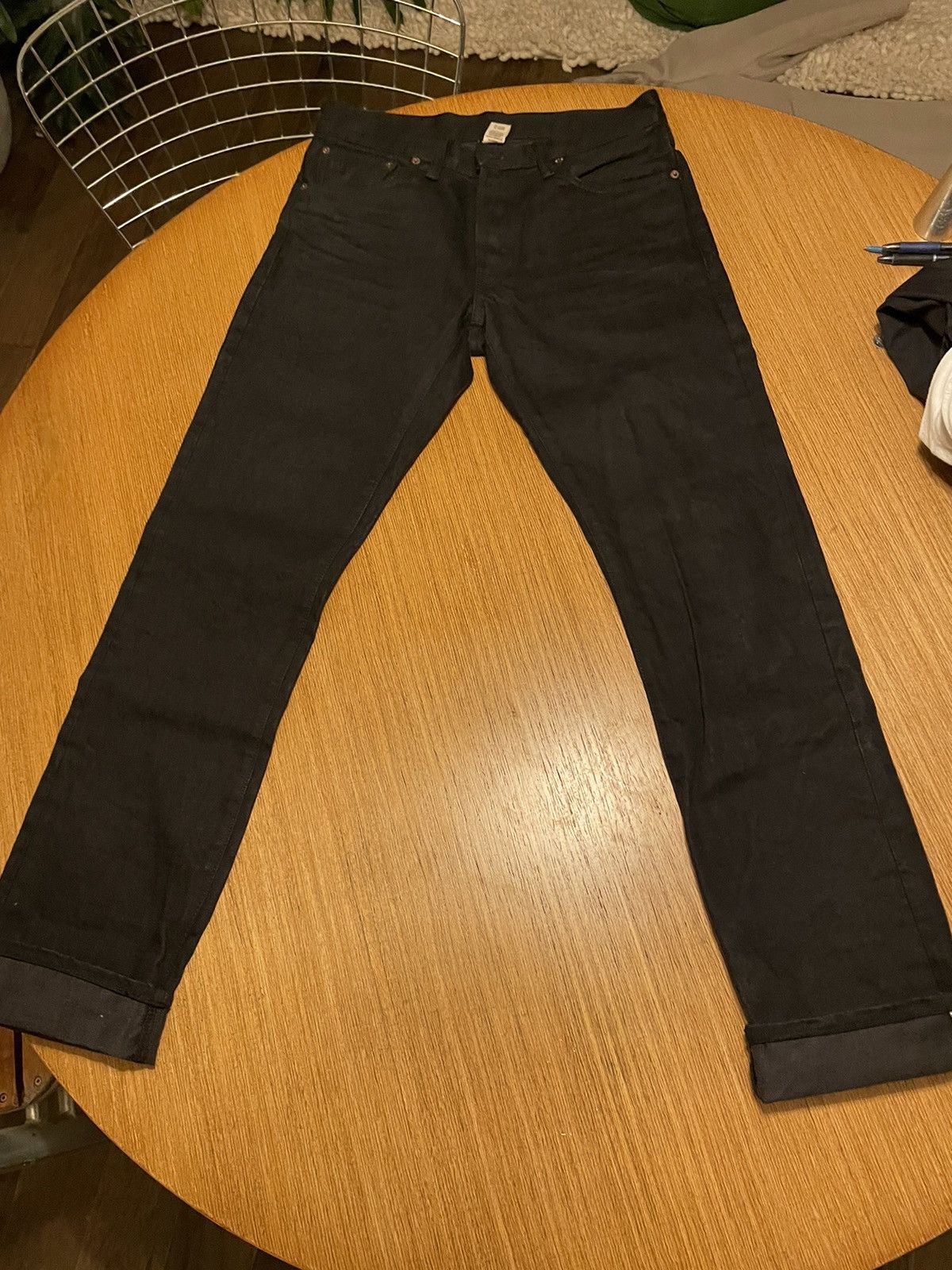 RRL Black Jeans Japan Selvedge