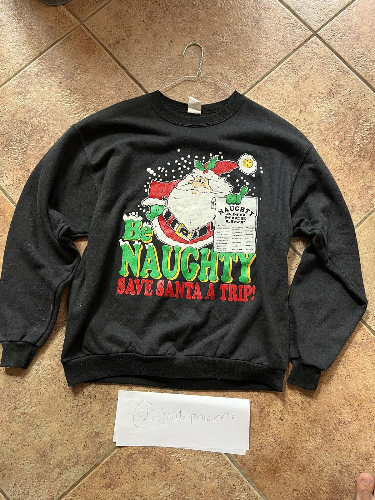 Vintage Ugly Christmas Sweater Size US L / EU 52-54 / 3 - 1 Thumbnail