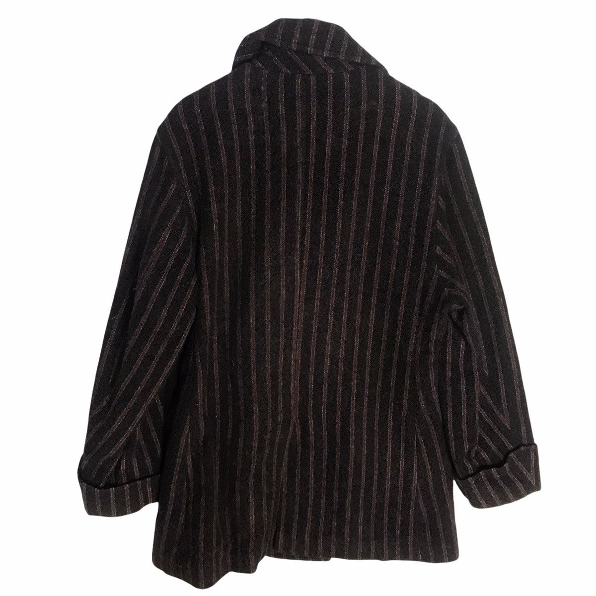 PPFM Ppfm stripes long wool coat Size US L / EU 52-54 / 3 - 2 Thumbnail