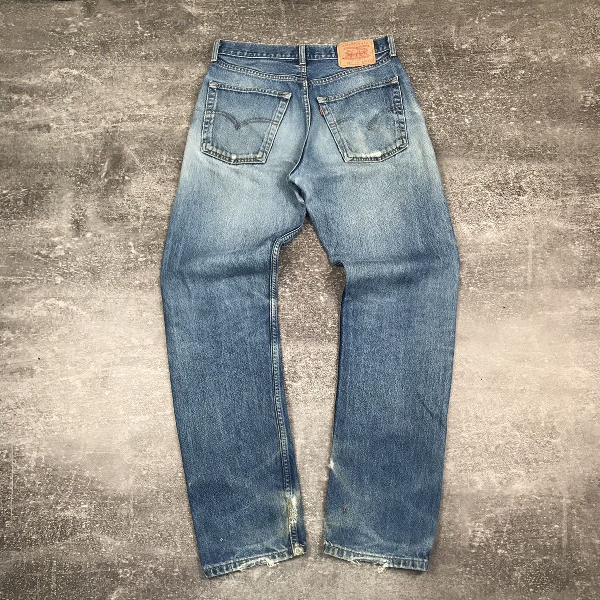Levi's Distressed Levi’s 521 02 P44 Button Jeans Size US 33 - 1 Thumbnail