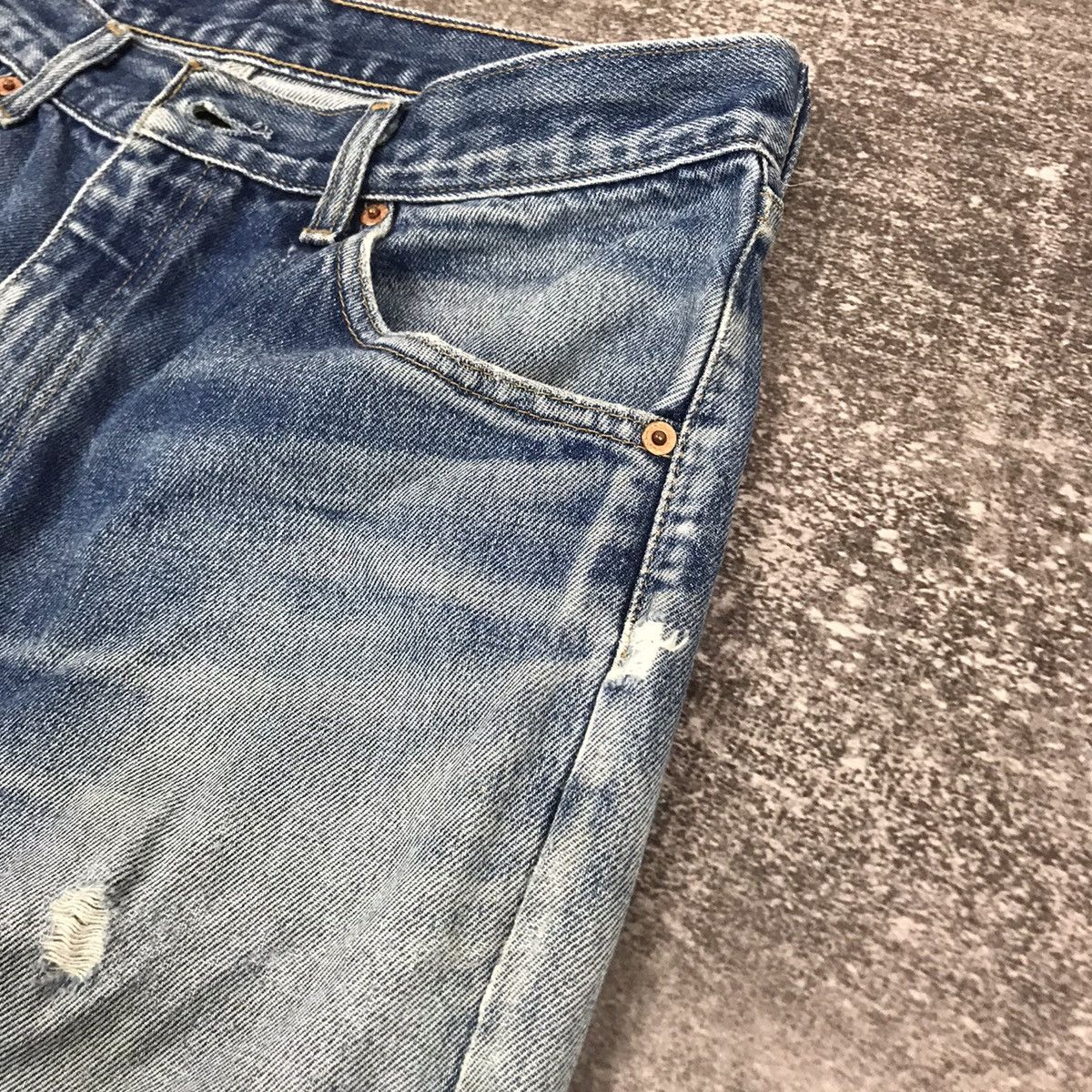 Levi's Distressed Levi’s 521 02 P44 Button Jeans Size US 33 - 19 Thumbnail