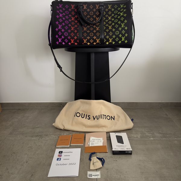 Louis vuitton keepall online light up