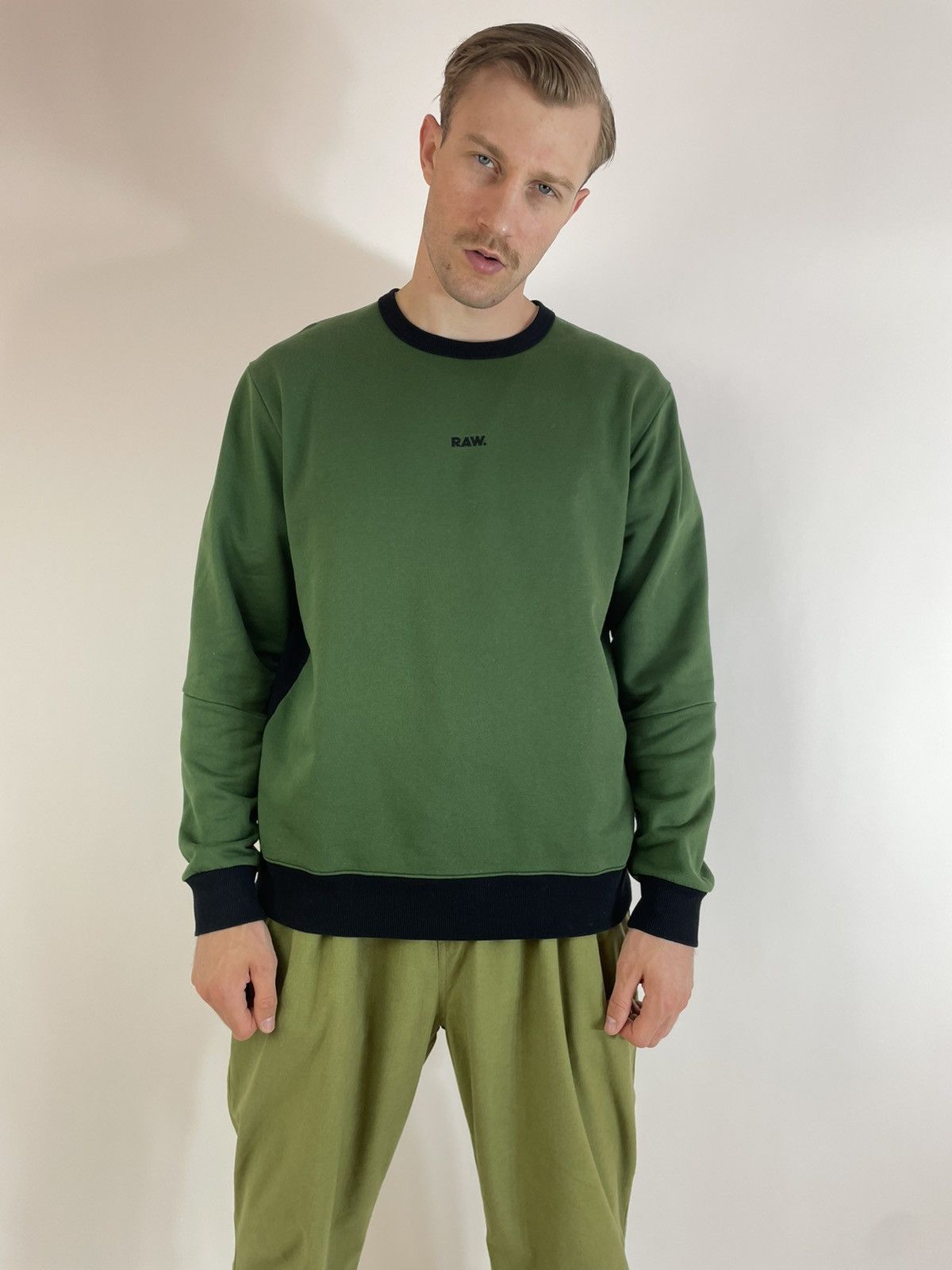 G-Star G-star RAW RC STALT DC R SW L/S green sweatshirt size XL Size US XL / EU 56 / 4 - 4 Thumbnail