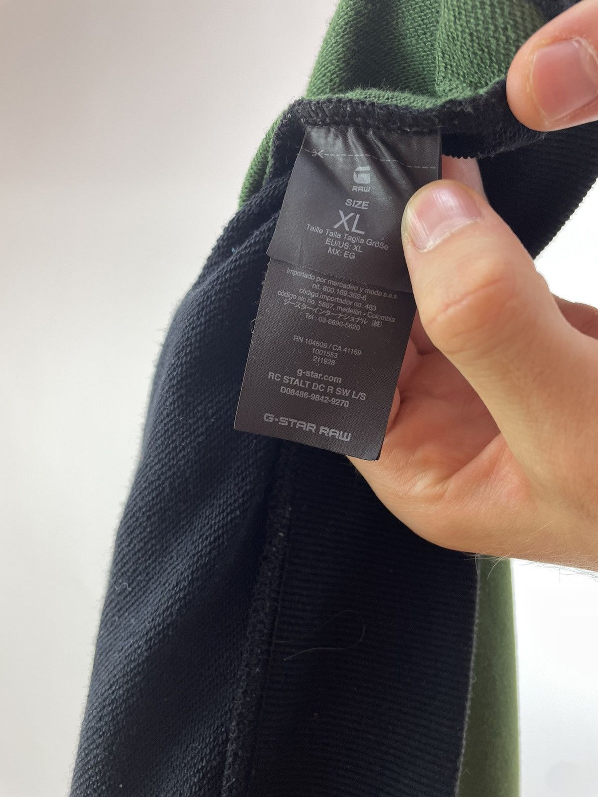 G-Star G-star RAW RC STALT DC R SW L/S green sweatshirt size XL Size US XL / EU 56 / 4 - 7 Thumbnail