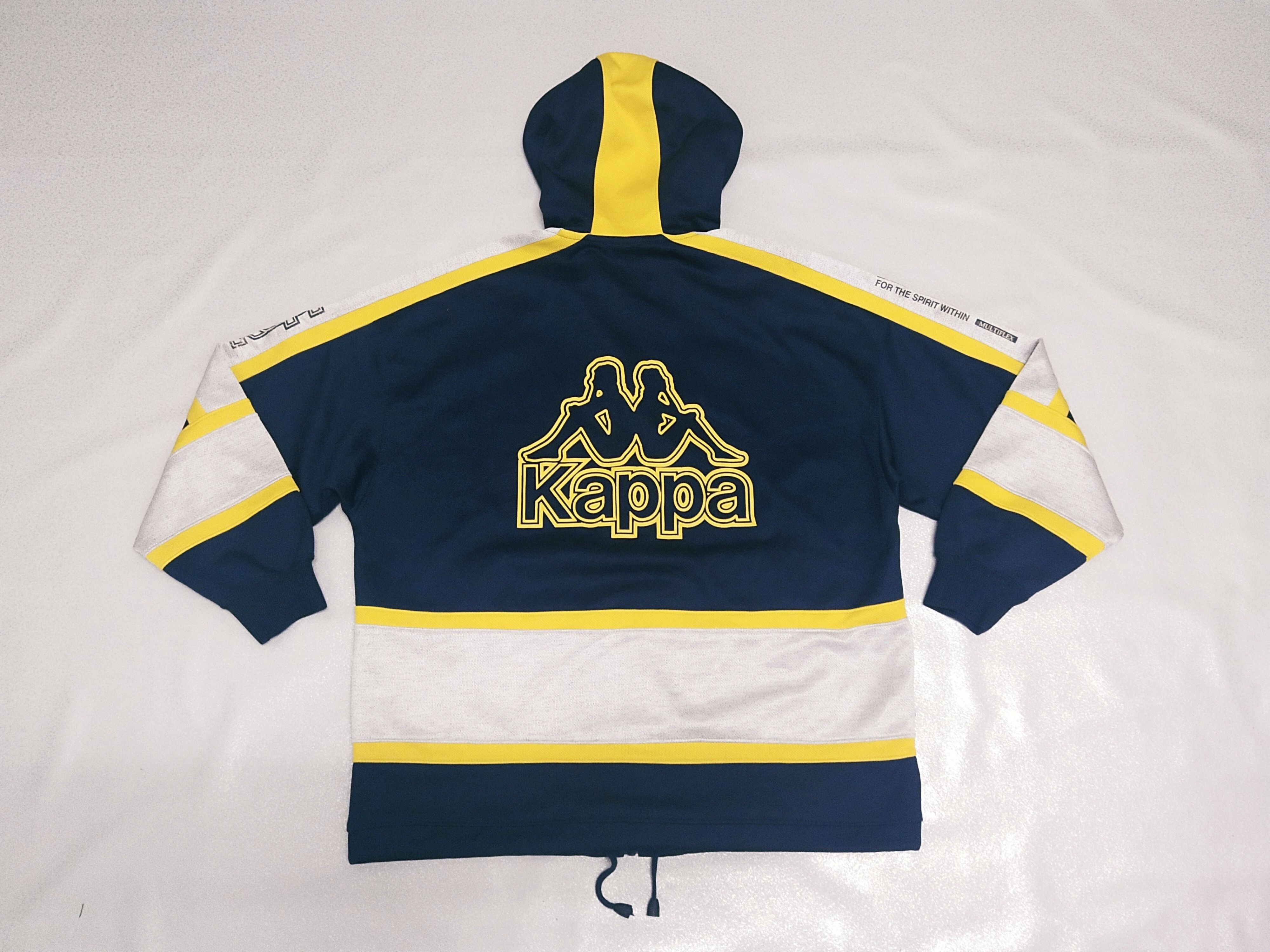 Kappa 💥 Rare Vintage KAPPA AEROFLEX Big Logo Hooded Track Top Size US L / EU 52-54 / 3 - 1 Thumbnail