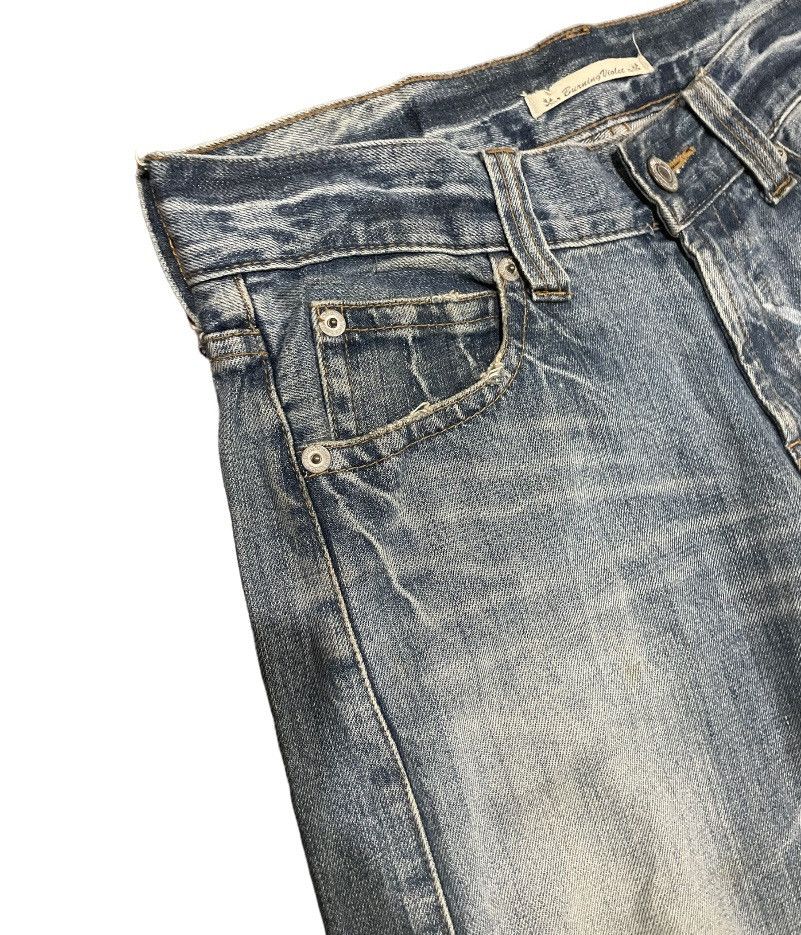 Hiroshi Fujiwara Vintage Japanese Burning Violet Dragon Phoenix Tattoo Jeans Size US 34 / EU 50 - 9 Thumbnail