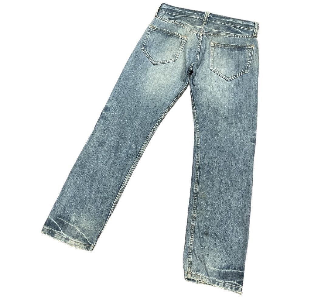 Hiroshi Fujiwara Vintage Japanese Burning Violet Dragon Phoenix Tattoo Jeans Size US 34 / EU 50 - 6 Thumbnail