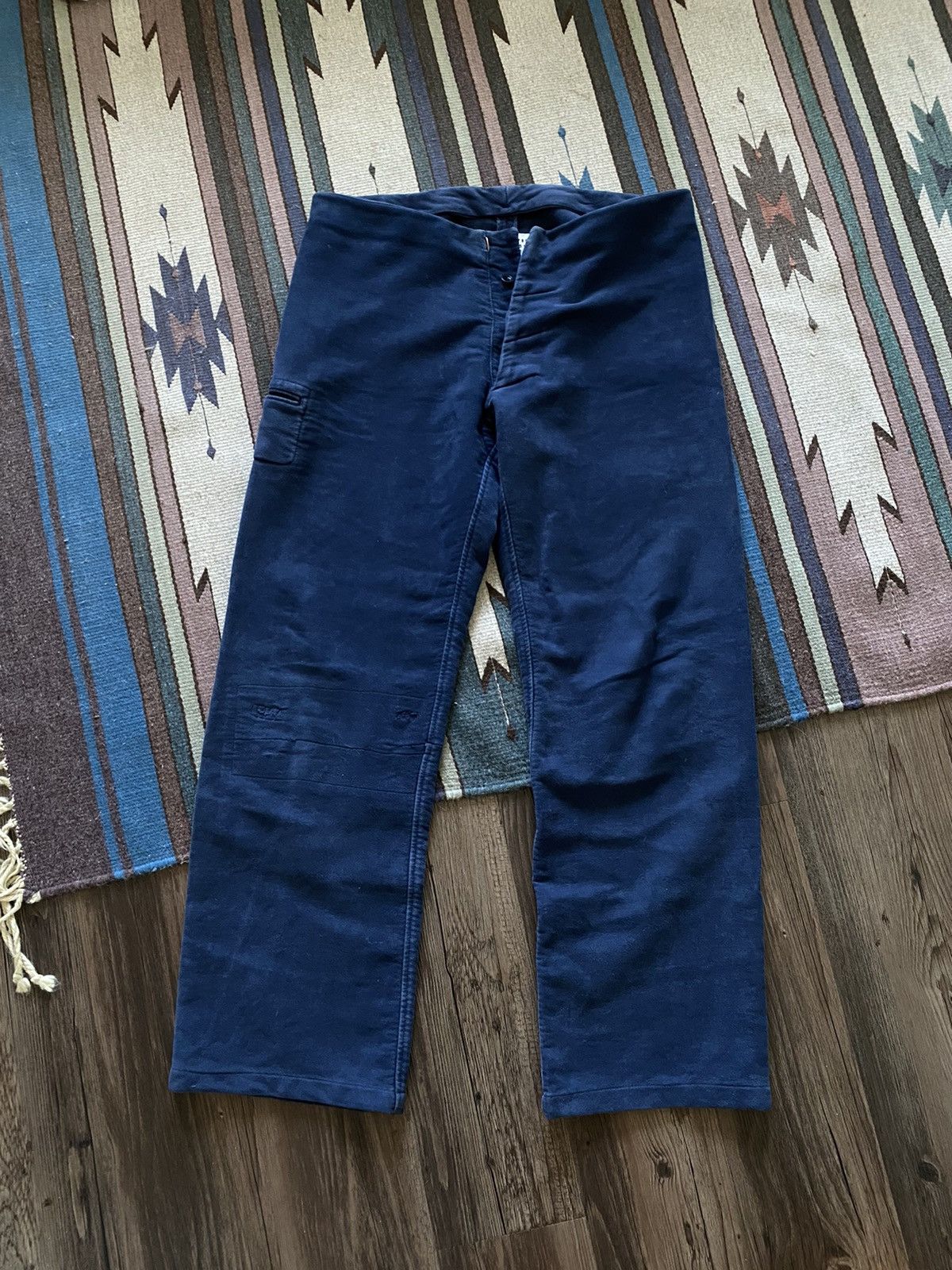 Maison Margiela Line 10 Moleskin Pants Size US 33 - 1 Thumbnail