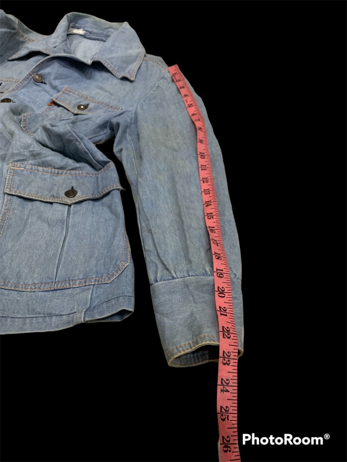 Levi's VINTAGE 1970s LEVIS PANATELA DENIM JACKET Size US XS / EU 42 / 0 - 5 Thumbnail