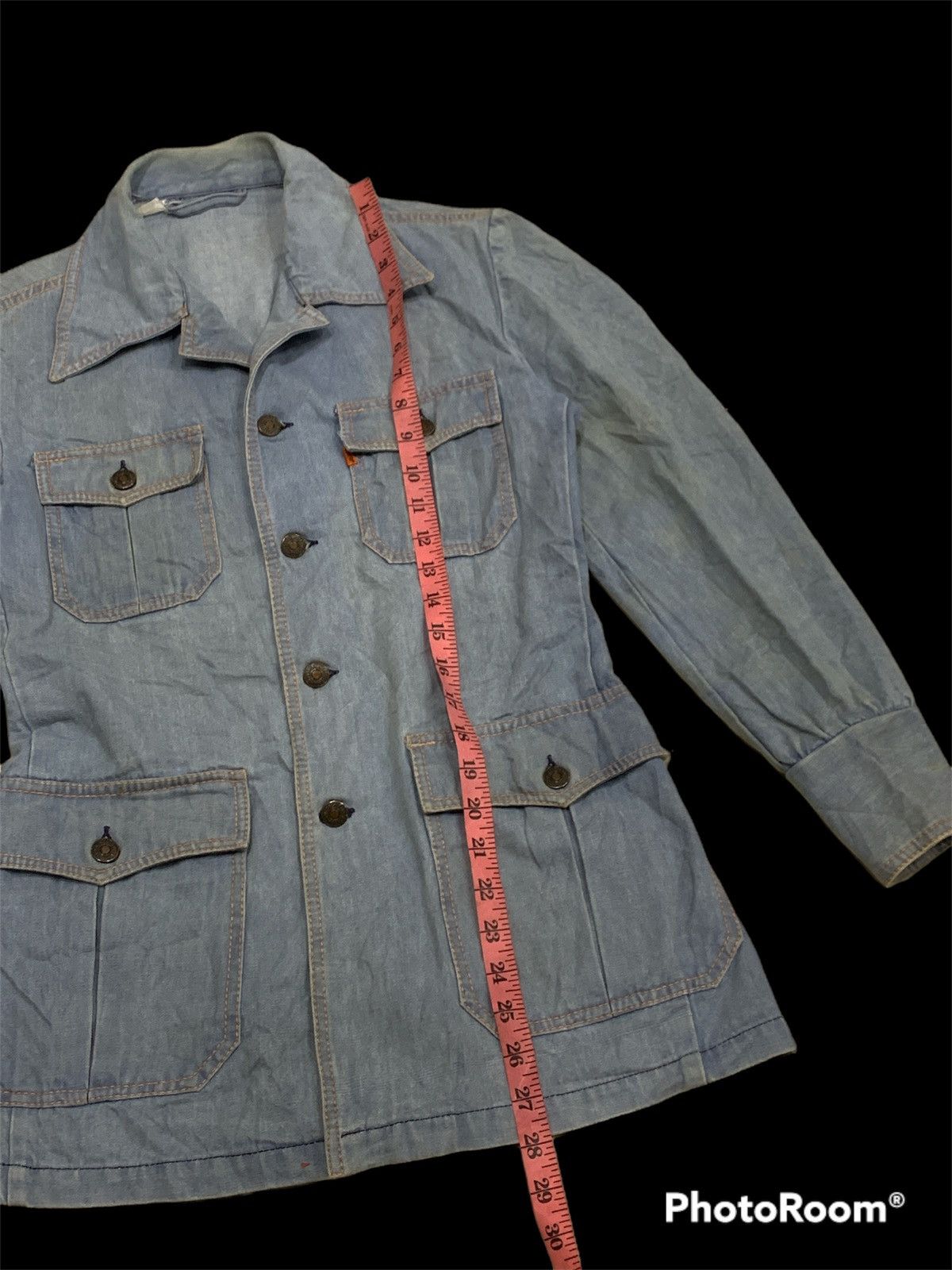 Levi's VINTAGE 1970s LEVIS PANATELA DENIM JACKET Size US XS / EU 42 / 0 - 3 Thumbnail
