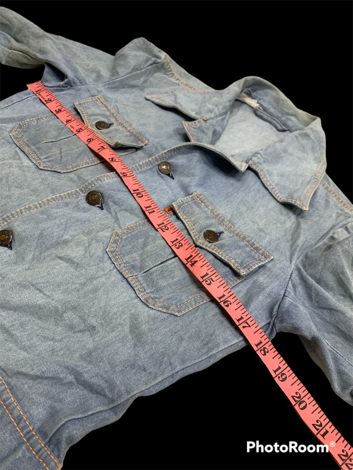 Levi's VINTAGE 1970s LEVIS PANATELA DENIM JACKET Size US XS / EU 42 / 0 - 4 Thumbnail