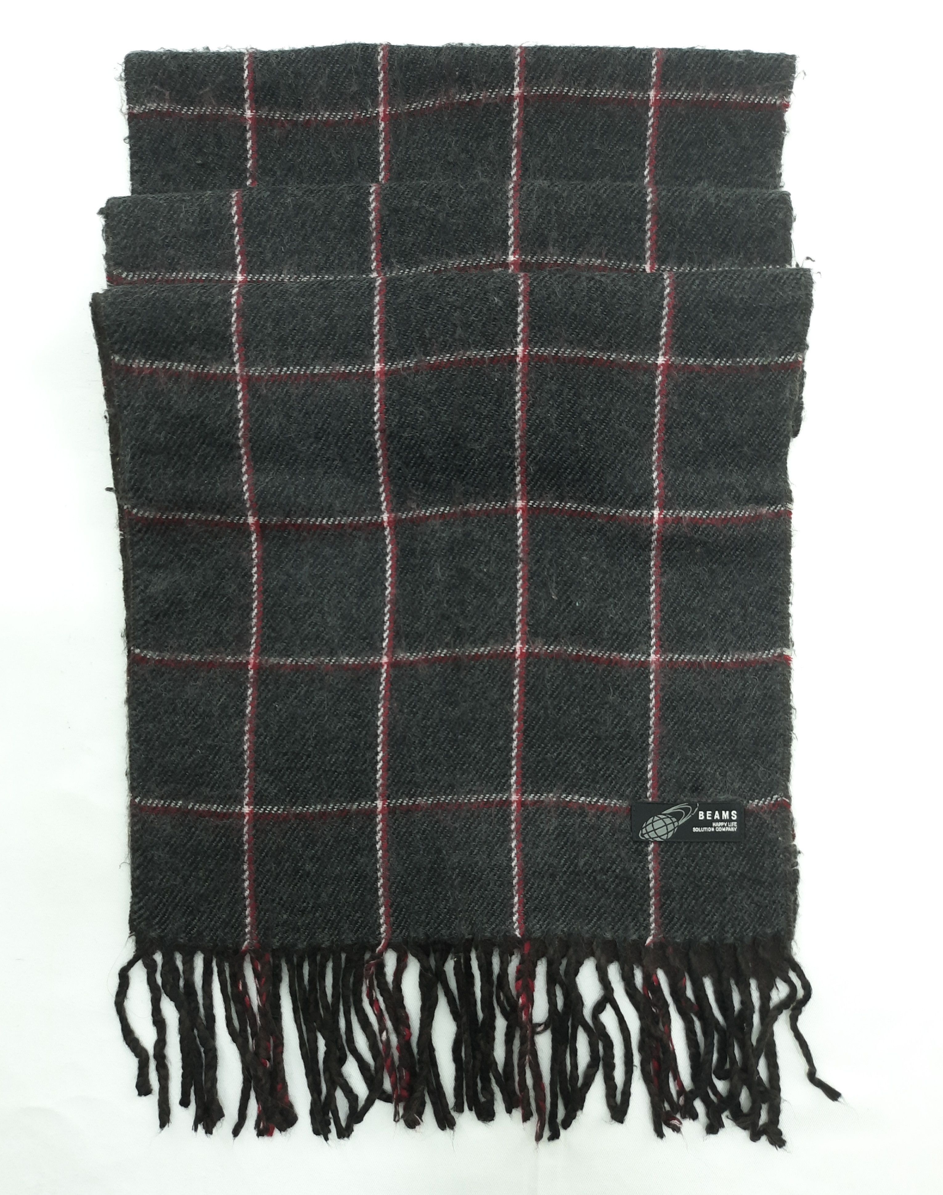 Vintage Beams Scarf / Muffler / Wool - MF07