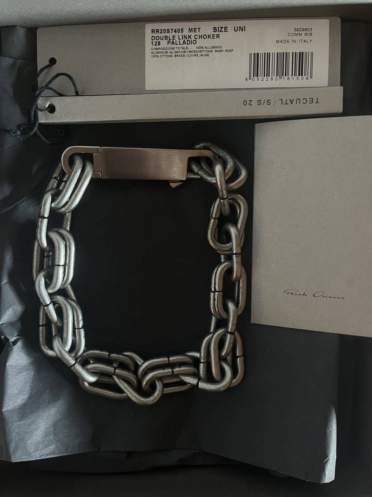 激安通販 rickowens double choker link ネックレス - tomatismexico