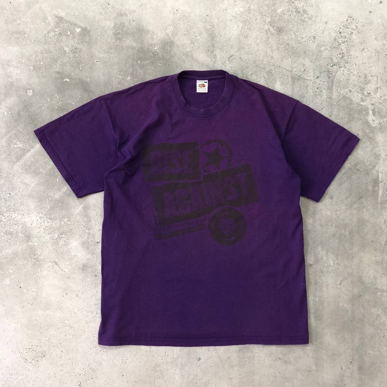 Band Tees Vintage Rise Against Band T Shirt Faded Purple Size L Size US L / EU 52-54 / 3 - 1 Thumbnail