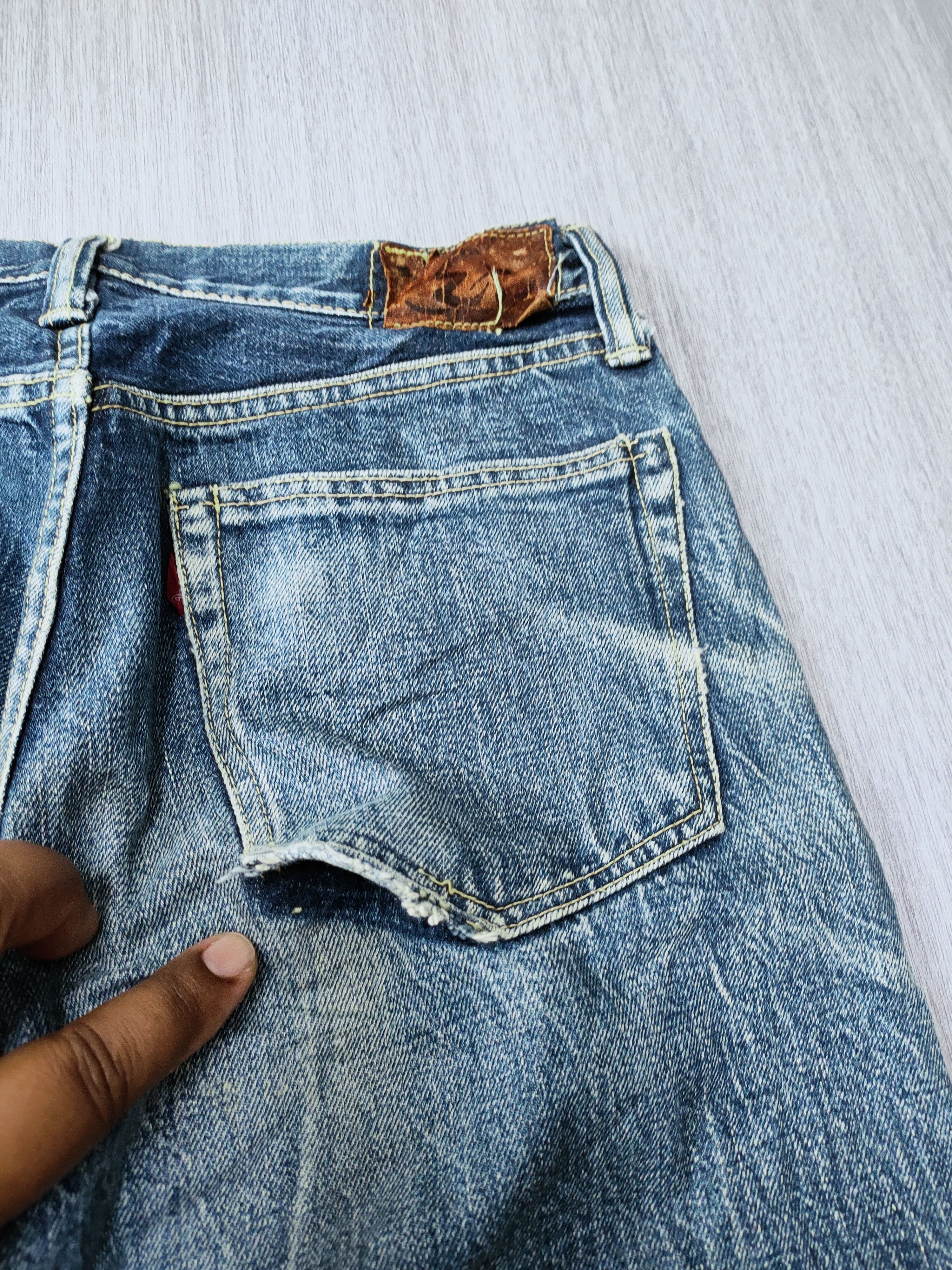 Eternal × Japanese Brand 🔥 Rare Eternal Selvedge Distressed Denim Size US 31 - 9 Thumbnail