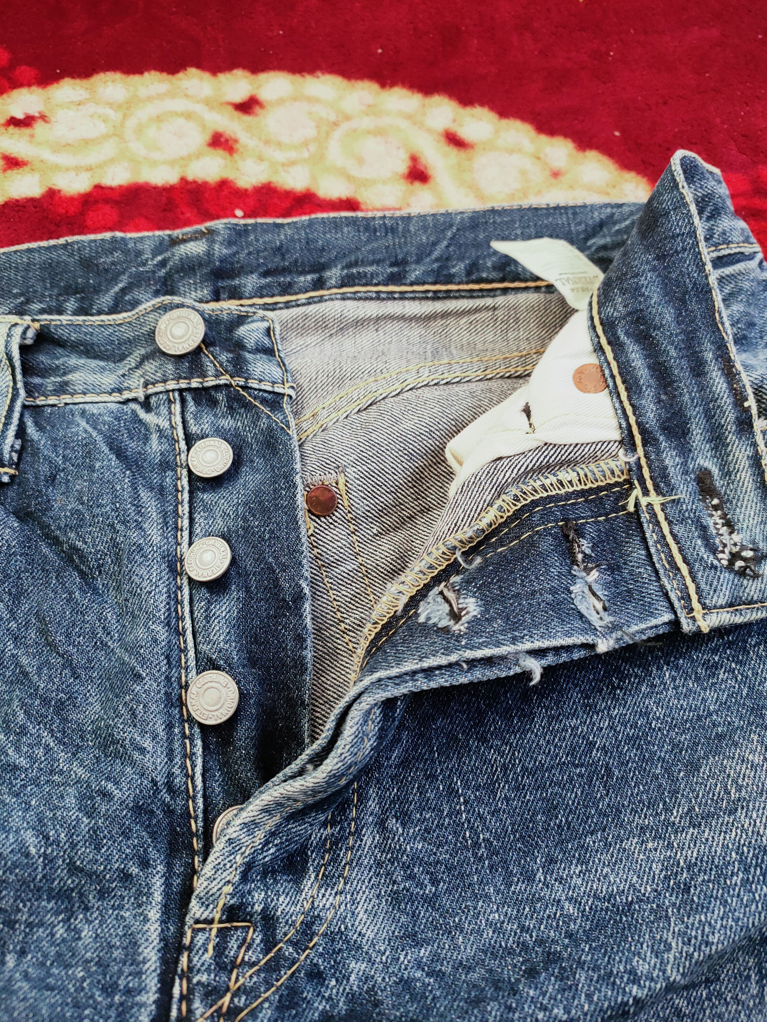 Eternal × Japanese Brand 🔥 Rare Eternal Selvedge Distressed Denim Size US 31 - 5 Thumbnail