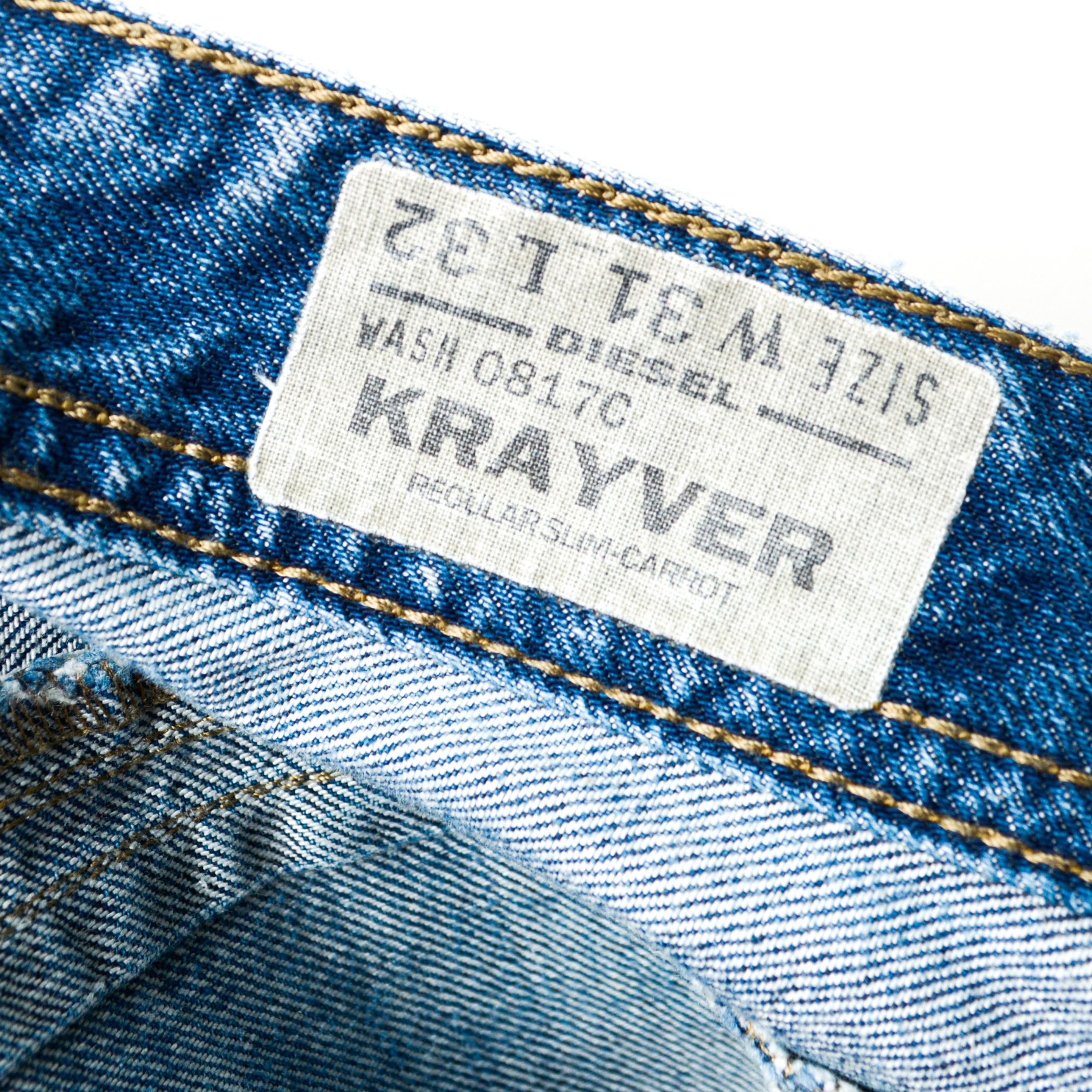Diesel Krayver W31 L32 Slim Carrot Jeans Denim Pants Regular Size US 31 - 5 Thumbnail