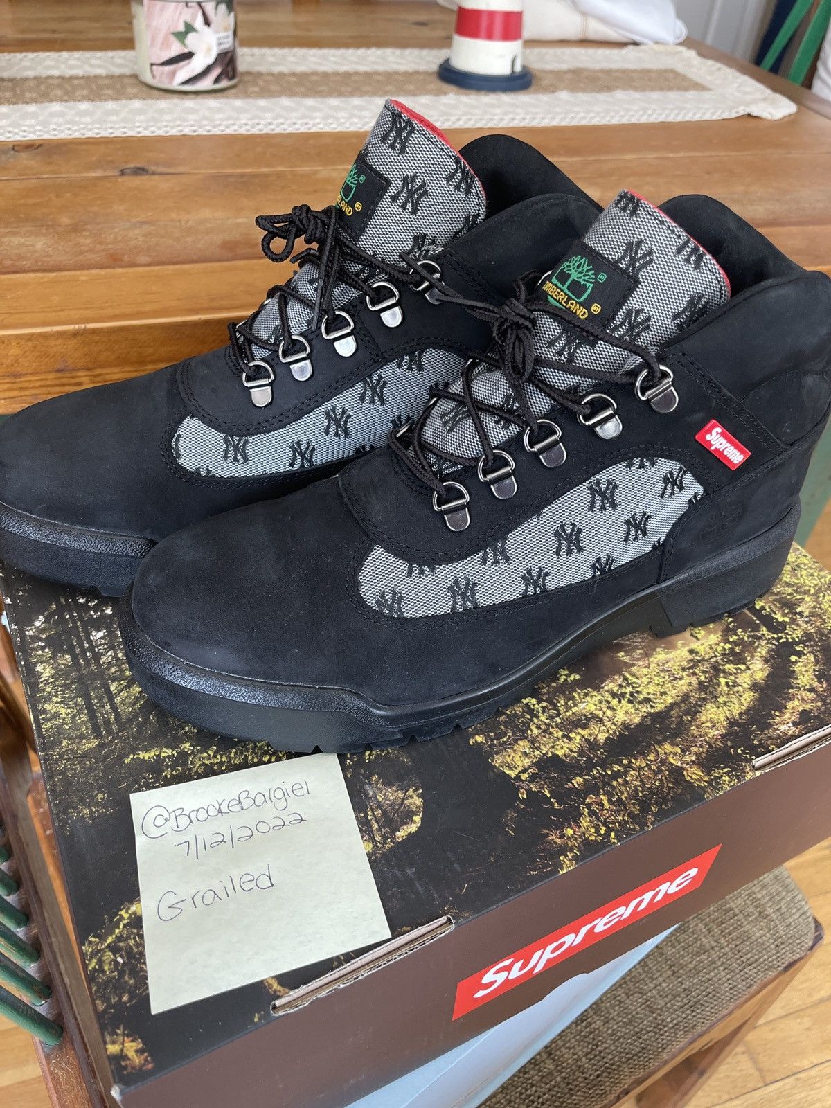 New York Yankees × Supreme × Timberland Supreme x Timberland X NY ...