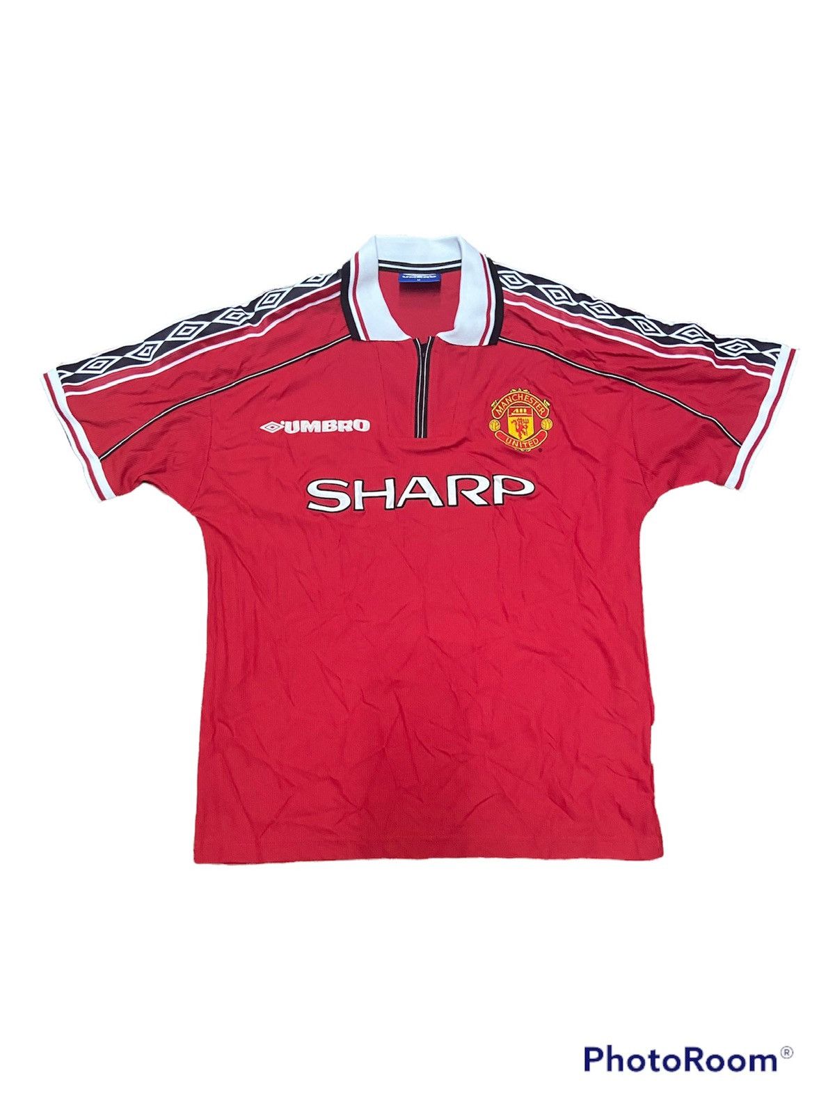 Vintage Manchester United football club jersey