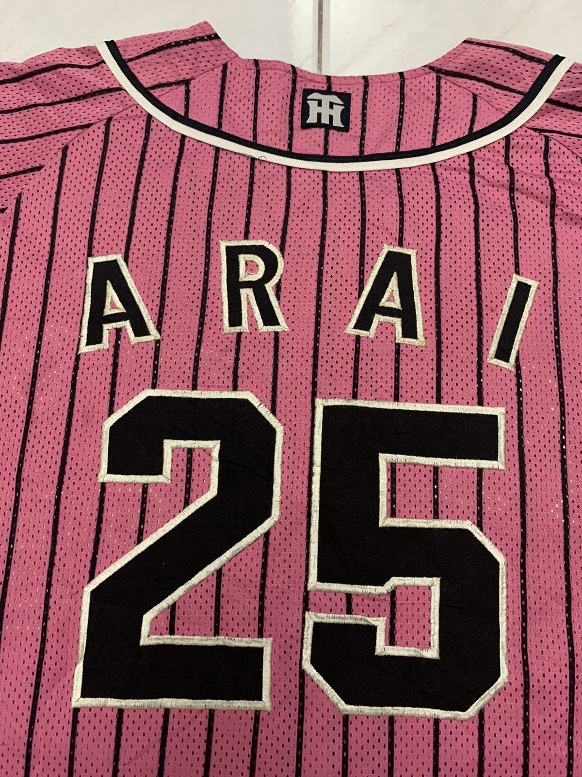 Vintage Vintage Hanshin Tigers button up jersey Arai Size US M / EU 48-50 / 2 - 5 Thumbnail