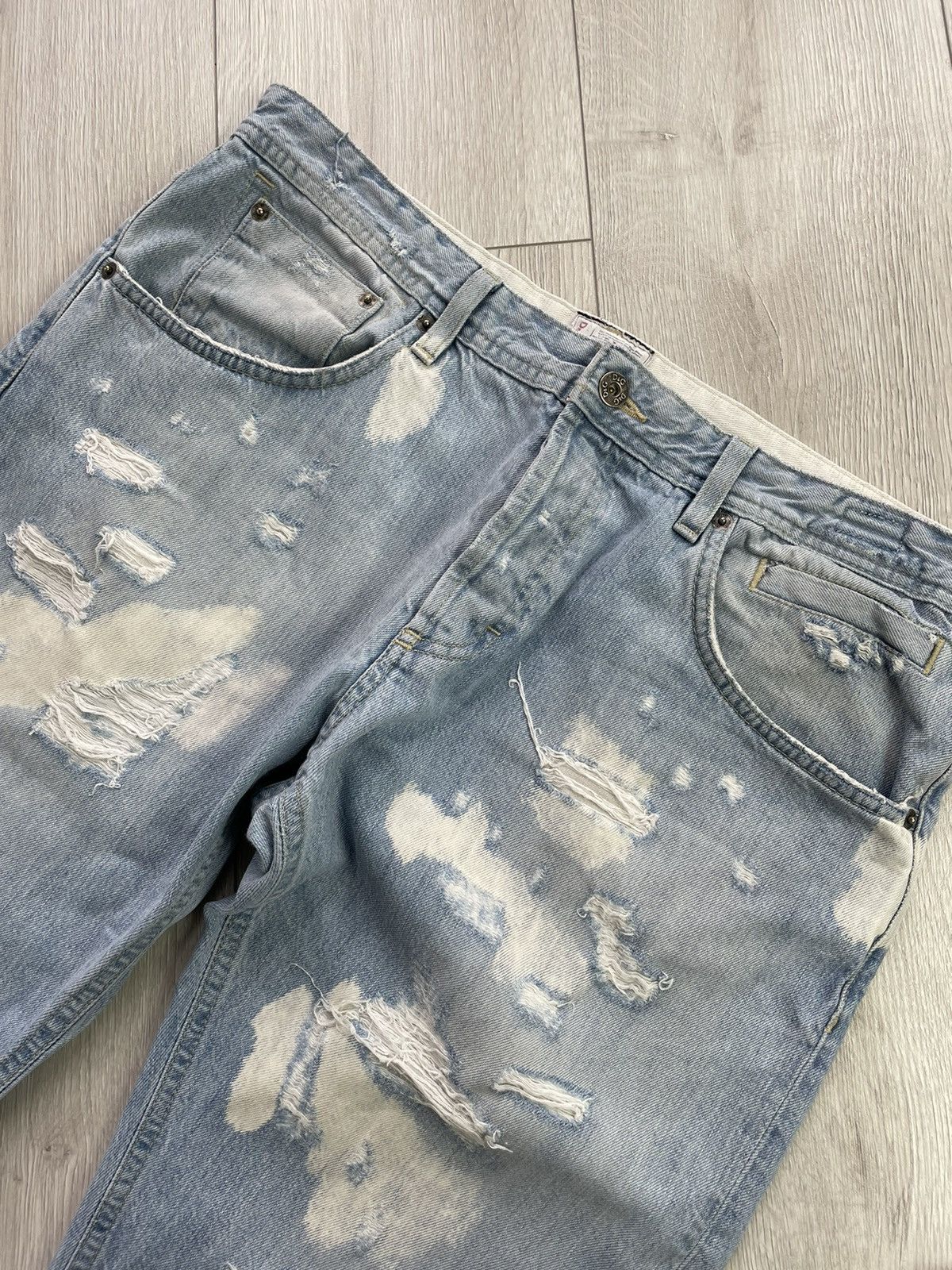 Dolce & Gabbana × Vintage D&G Extra Rare Distressed Vintage Jeans Size US 36 / EU 52 - 8 Thumbnail