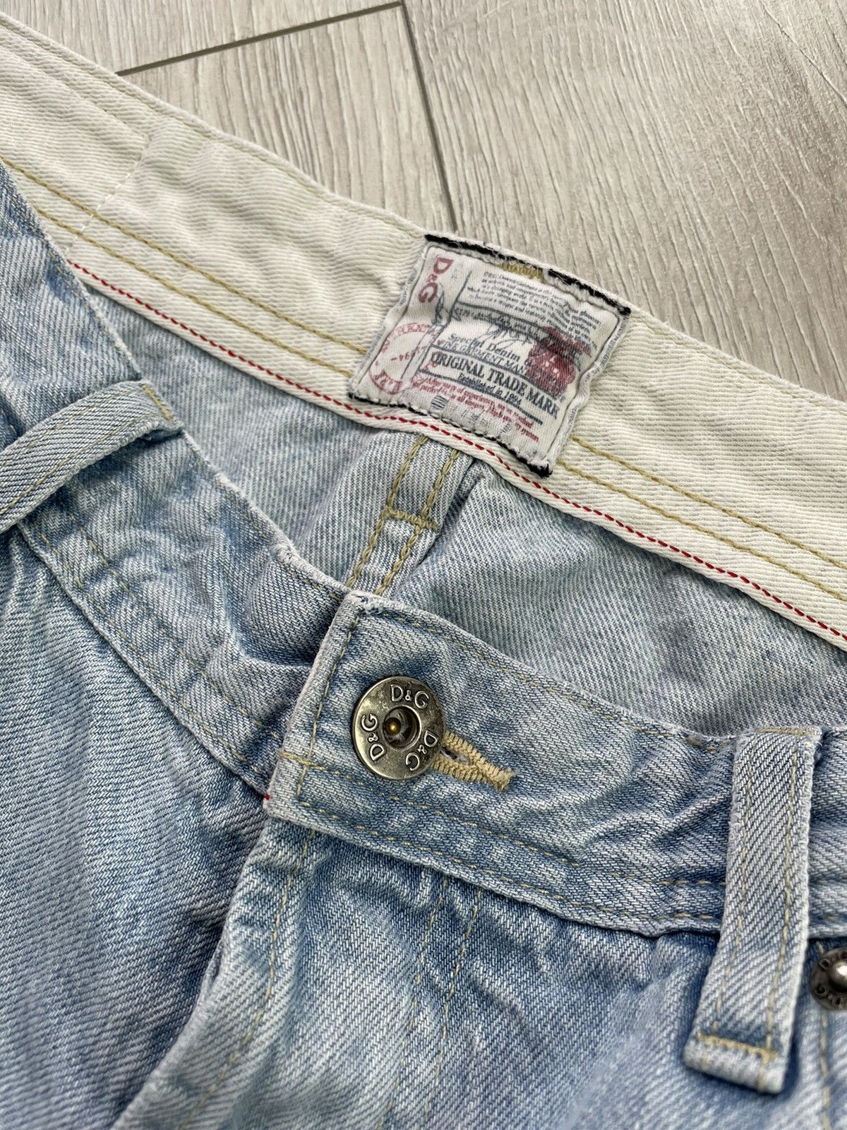 Dolce & Gabbana × Vintage D&G Extra Rare Distressed Vintage Jeans Size US 36 / EU 52 - 9 Thumbnail