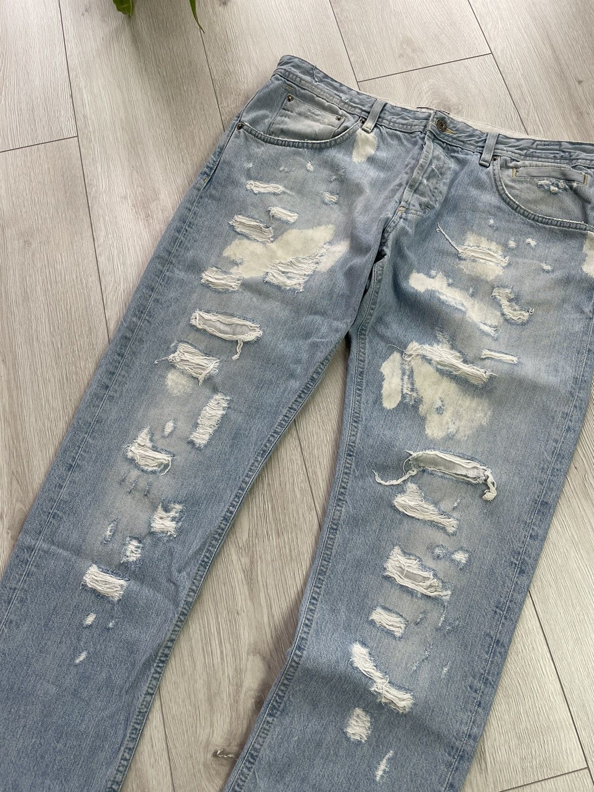 Dolce & Gabbana × Vintage D&G Extra Rare Distressed Vintage Jeans Size US 36 / EU 52 - 5 Thumbnail