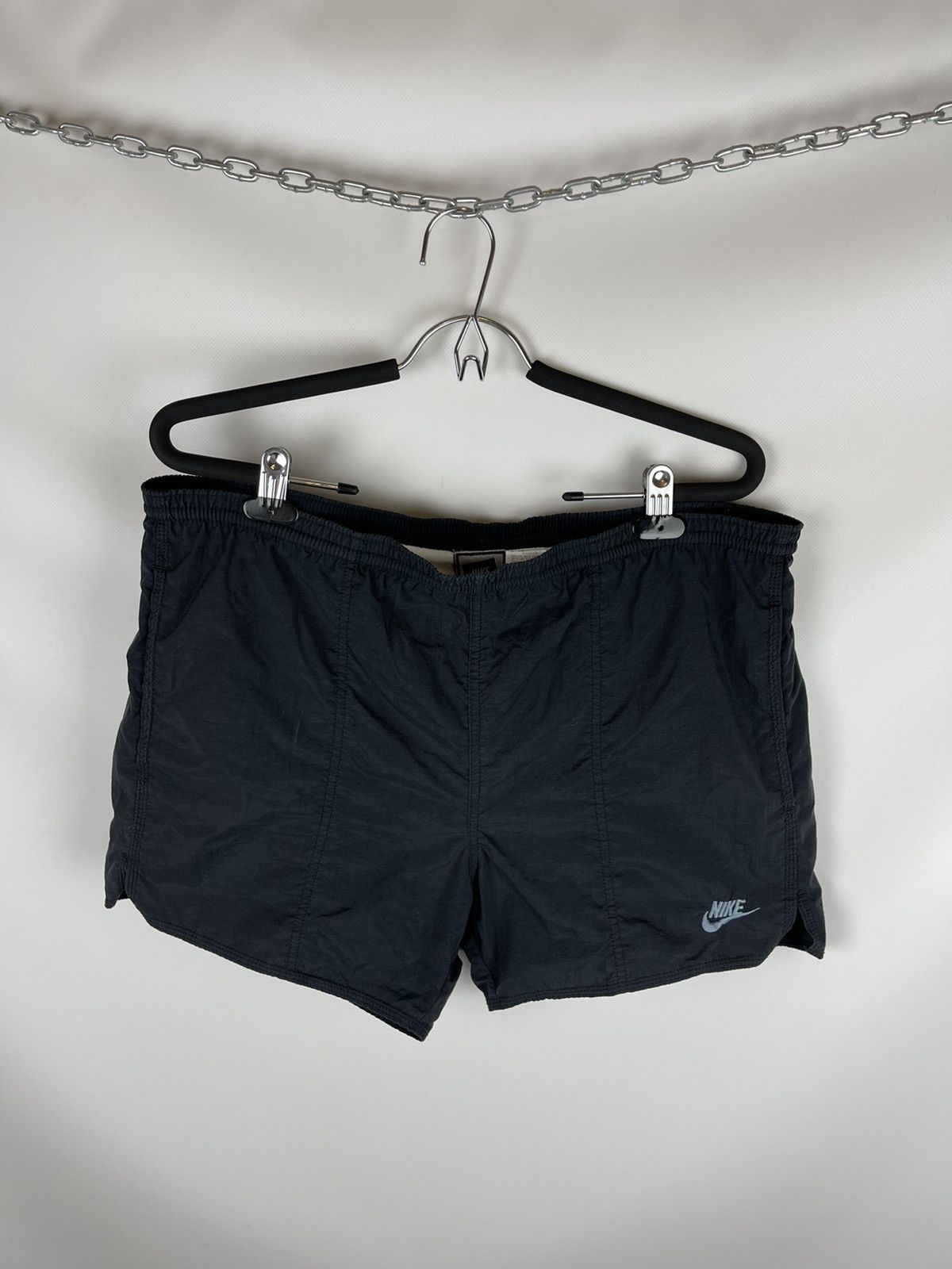Nike Nike Vintage 80s 90s nylon logo swoosh shorts Size US 34 / EU 50 - 4 Thumbnail