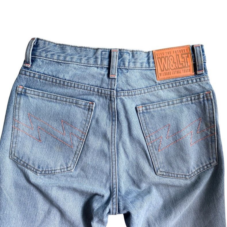W&LT × Walter Van Beirendonck W&LT Dorky Light Wash Jeans Size US 28 / EU 44 - 3 Thumbnail