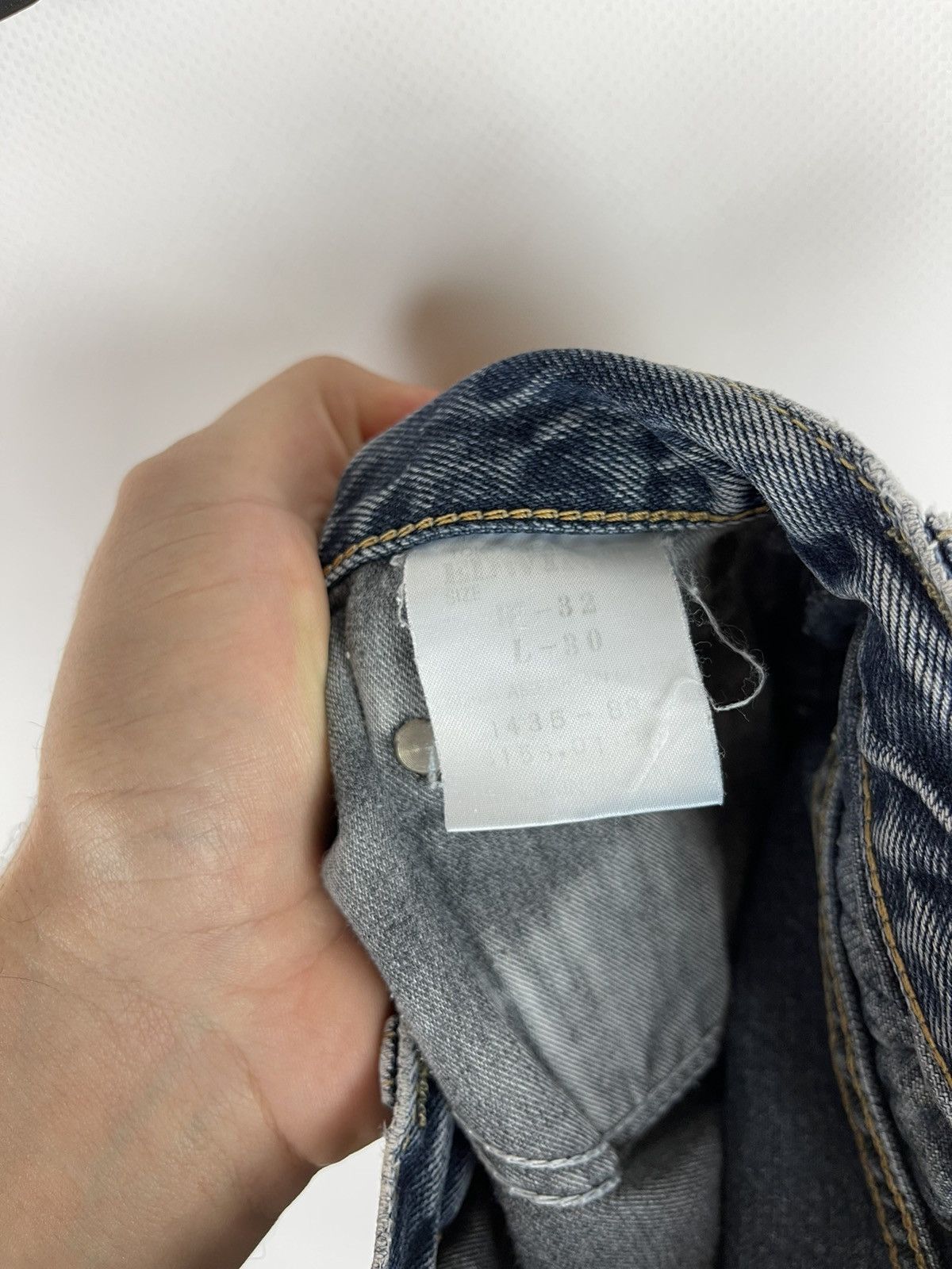 Edwin Edwin vintage 80s 90s made in Japan distressed denim jeans Size US 28 / EU 44 - 15 Thumbnail