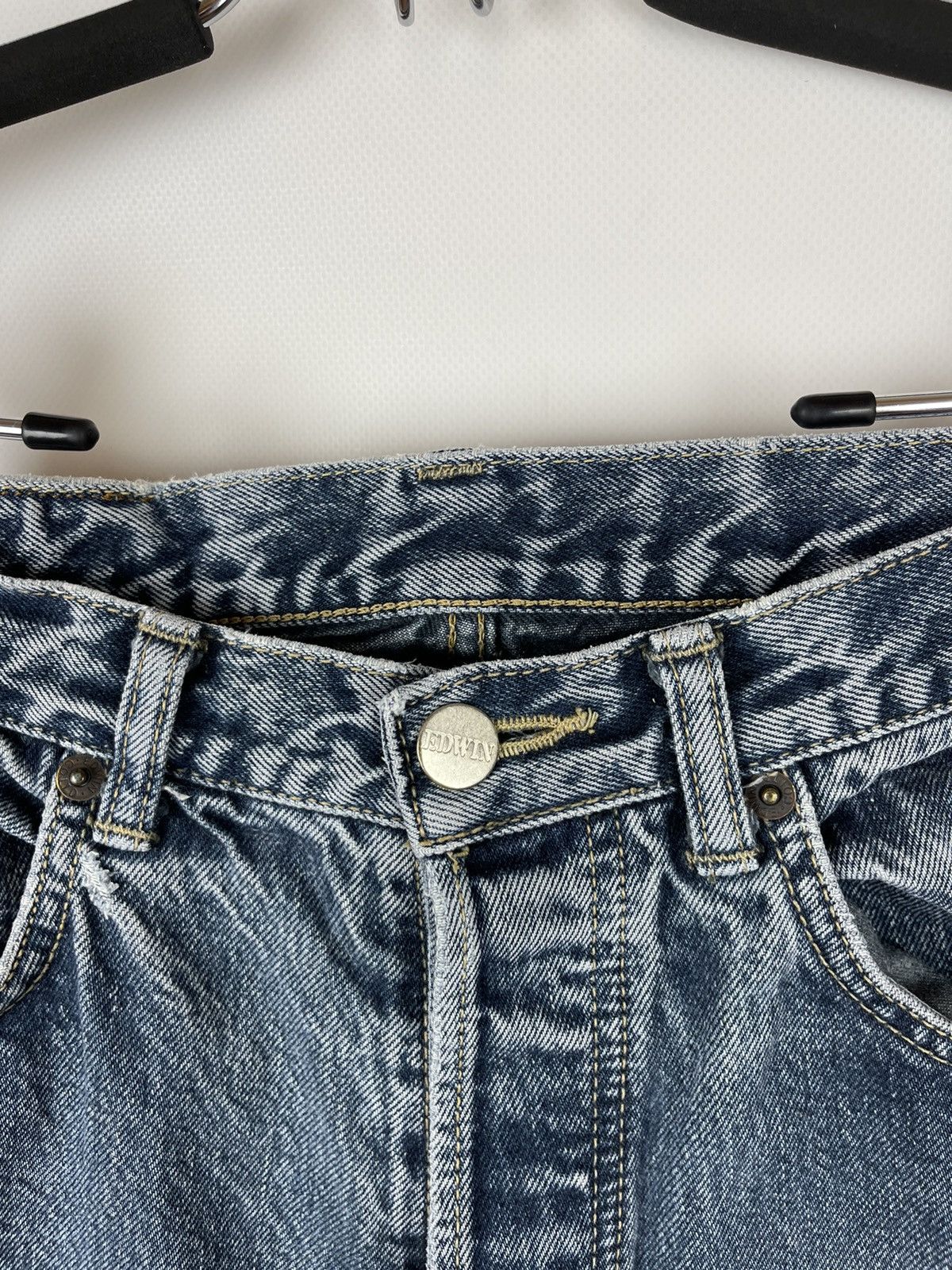 Edwin Edwin vintage 80s 90s made in Japan distressed denim jeans Size US 28 / EU 44 - 5 Thumbnail