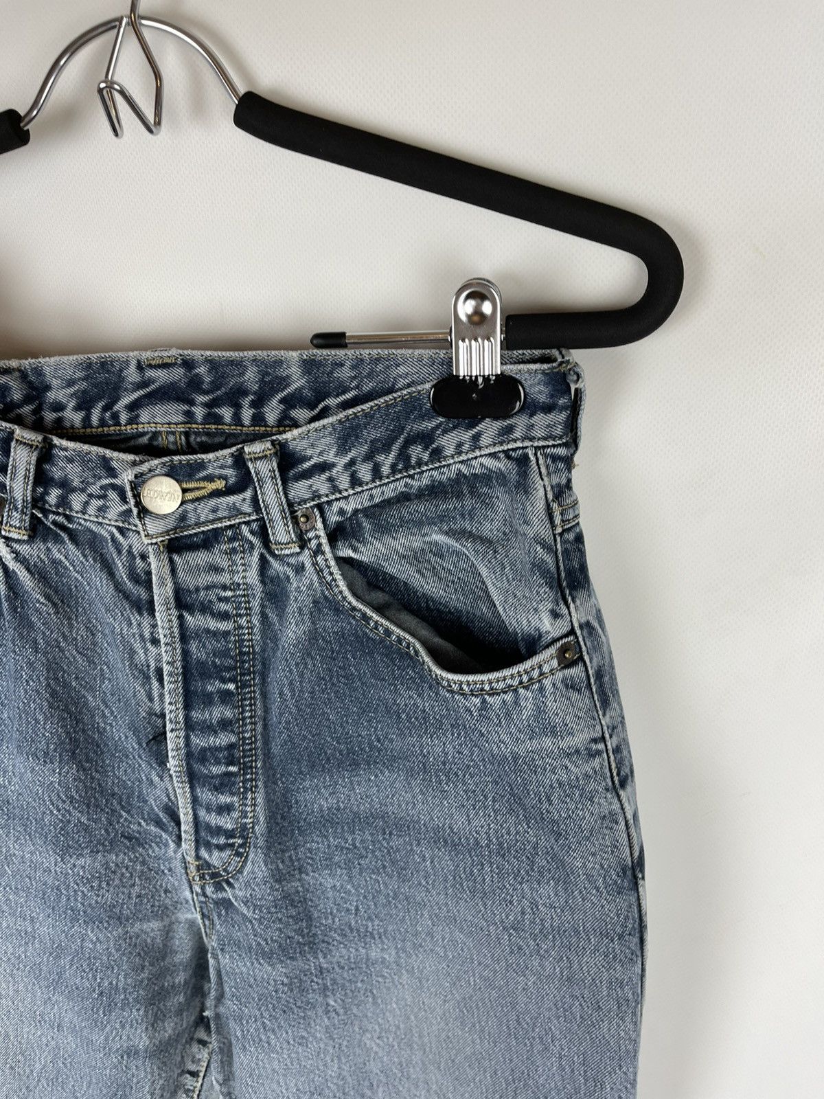 Edwin Edwin vintage 80s 90s made in Japan distressed denim jeans Size US 28 / EU 44 - 4 Thumbnail