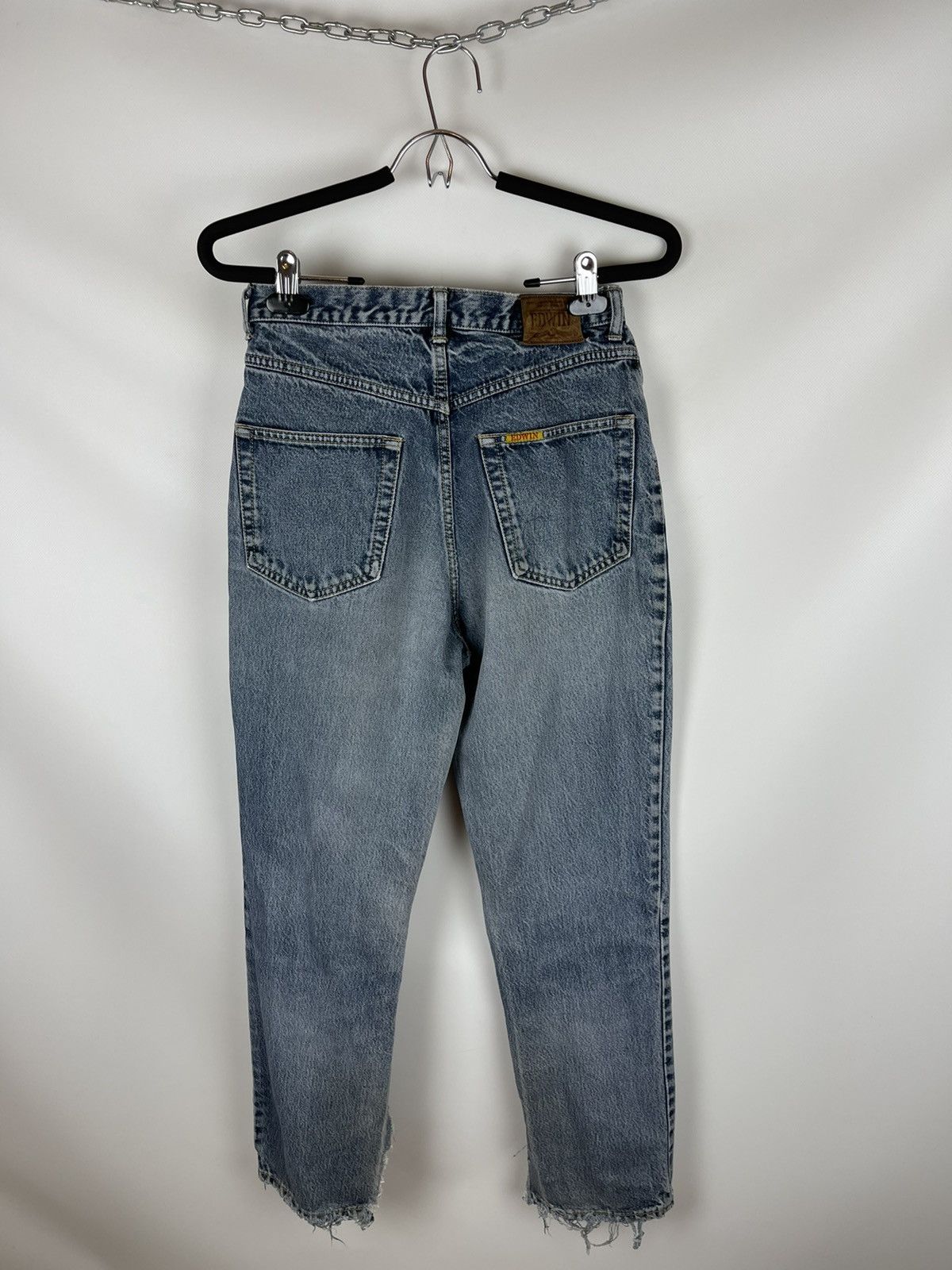 Edwin Edwin vintage 80s 90s made in Japan distressed denim jeans Size US 28 / EU 44 - 2 Thumbnail