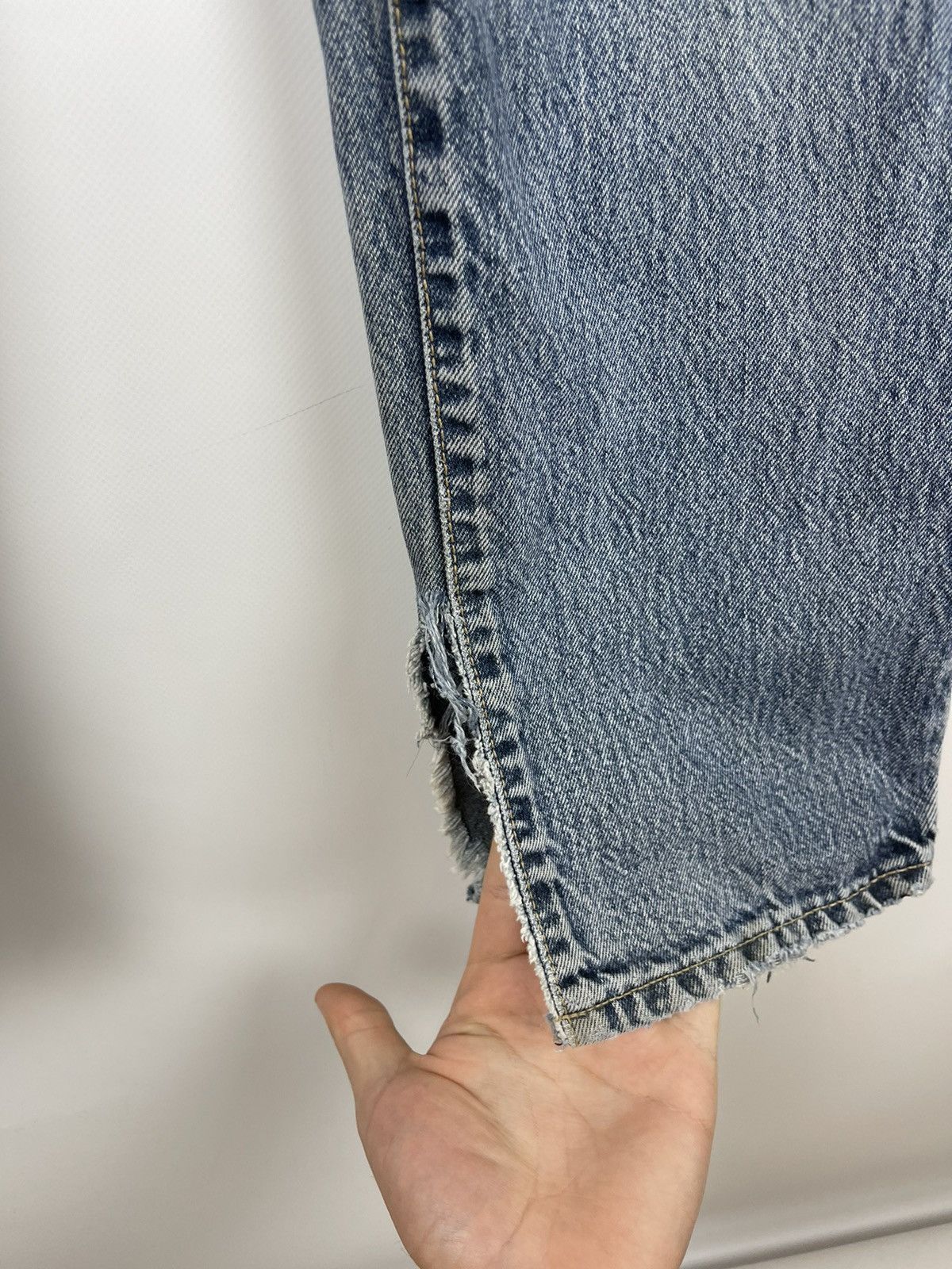 Edwin Edwin vintage 80s 90s made in Japan distressed denim jeans Size US 28 / EU 44 - 11 Thumbnail
