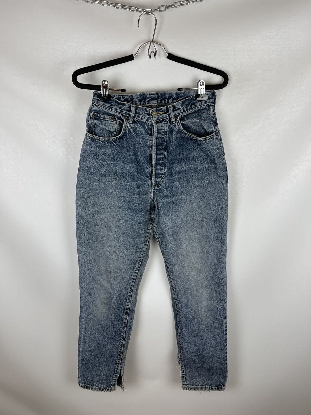 Edwin Edwin vintage 80s 90s made in Japan distressed denim jeans Size US 28 / EU 44 - 1 Thumbnail