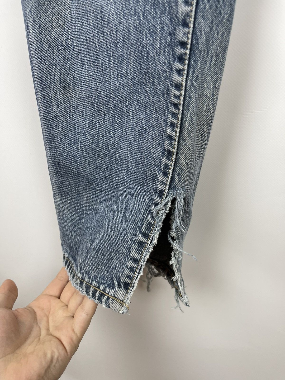 Edwin Edwin vintage 80s 90s made in Japan distressed denim jeans Size US 28 / EU 44 - 10 Thumbnail