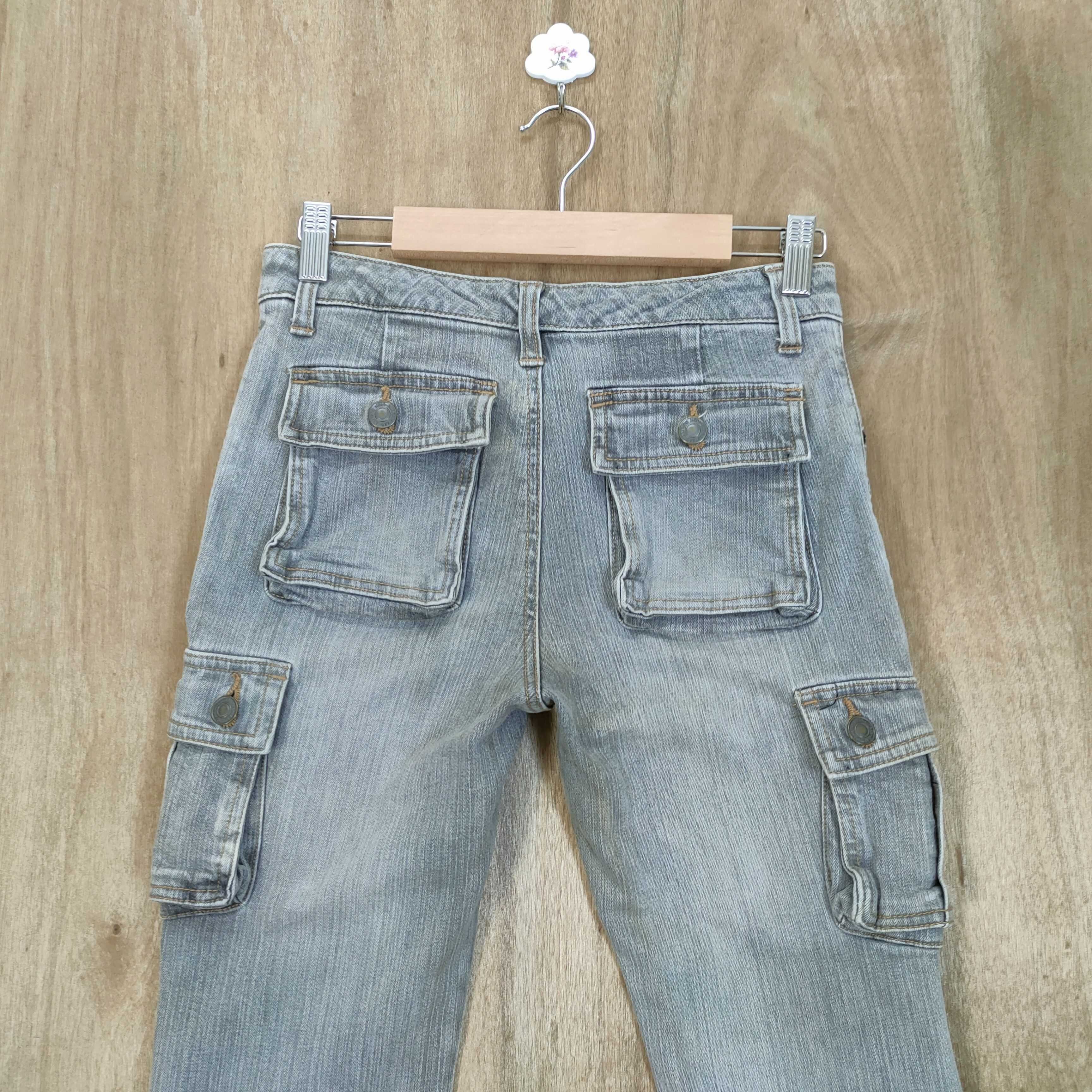 Japanese Brand JAPANESE BRAND FADED FLARE CARGO PANTS Size US 26 / EU 42 - 7 Thumbnail