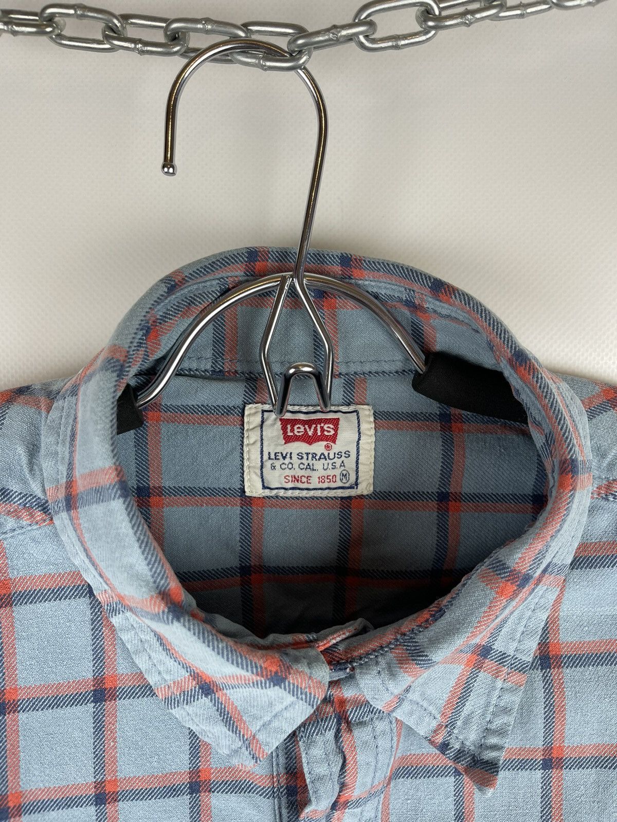 Levi's Levi’s vintage 90s checkered half button up flannel shirt Size US M / EU 48-50 / 2 - 6 Thumbnail