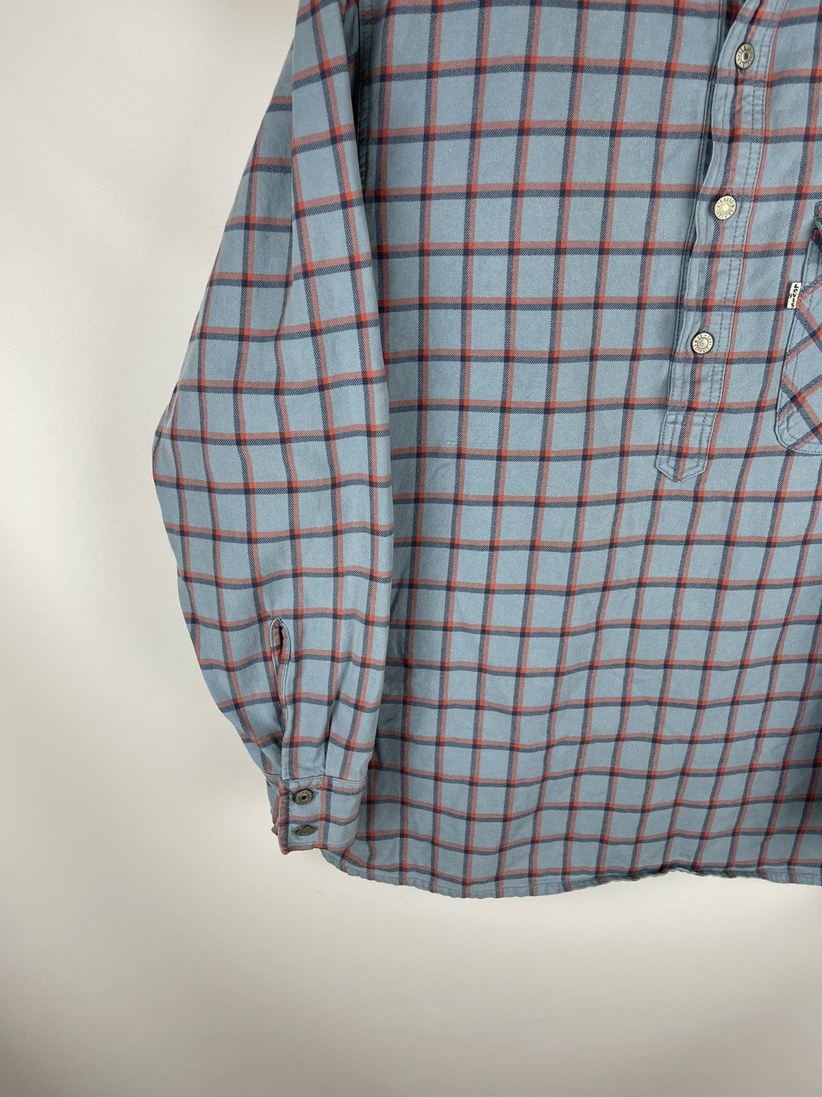 Levi's Levi’s vintage 90s checkered half button up flannel shirt Size US M / EU 48-50 / 2 - 3 Thumbnail