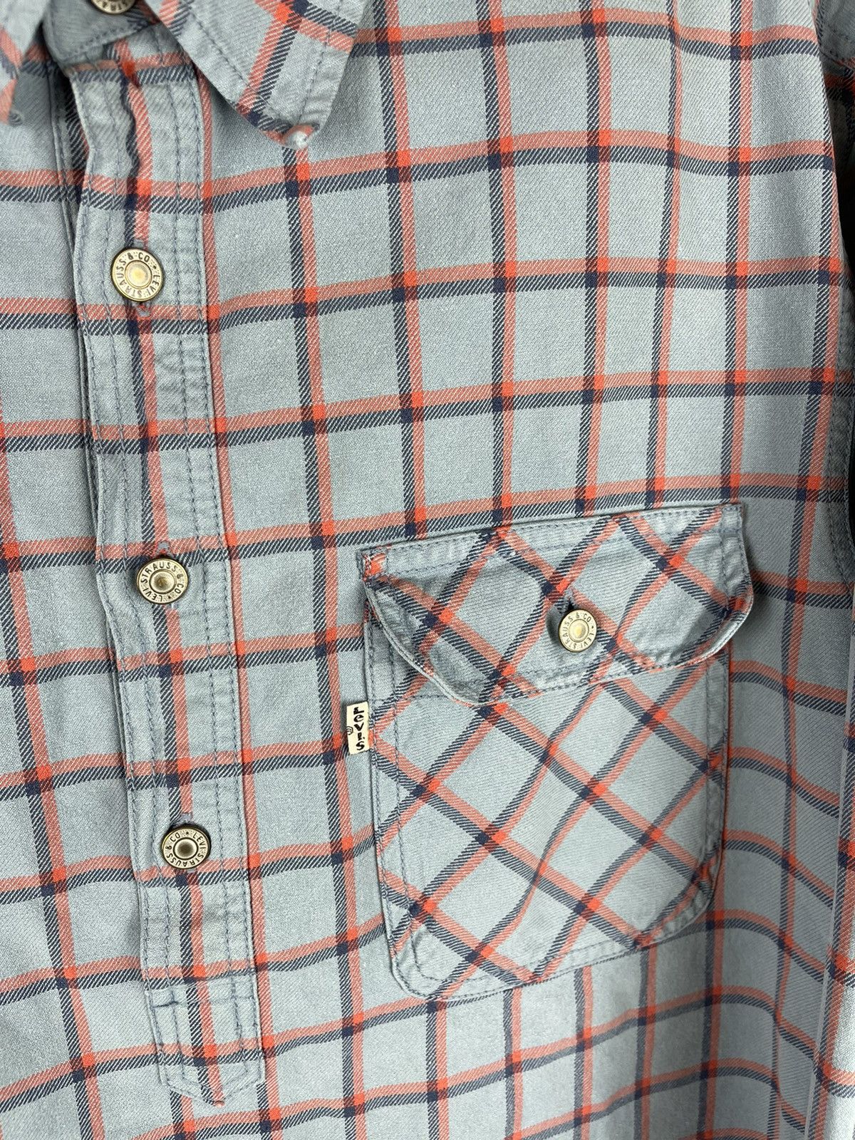 Levi's Levi’s vintage 90s checkered half button up flannel shirt Size US M / EU 48-50 / 2 - 5 Thumbnail