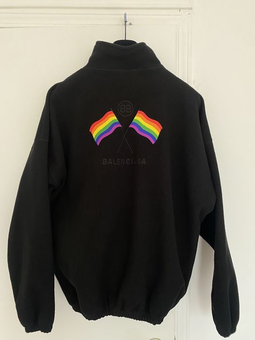 balenciaga pride jacket