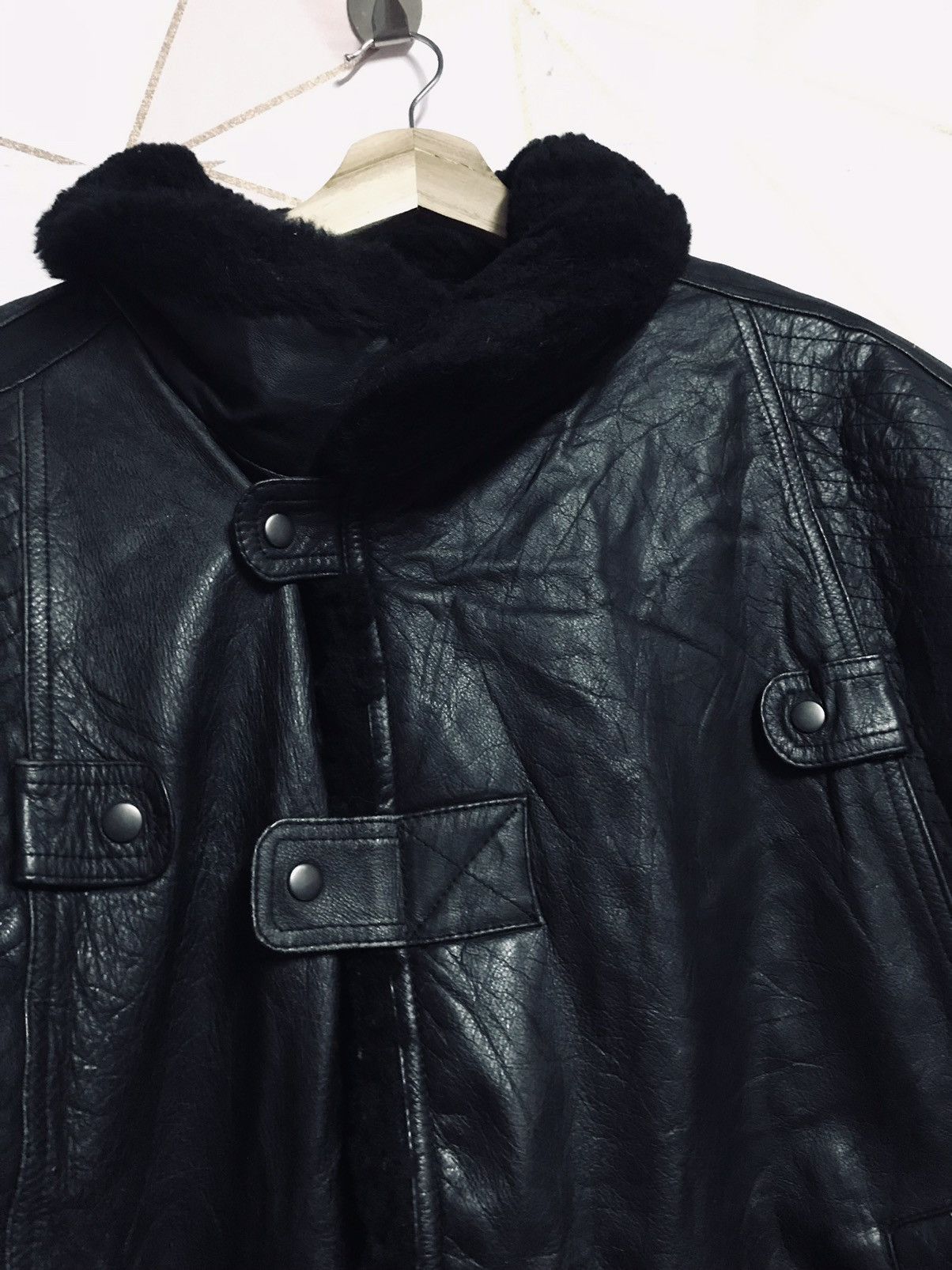 Other Leather Jaket Black Colour Size US L / EU 52-54 / 3 - 3 Thumbnail