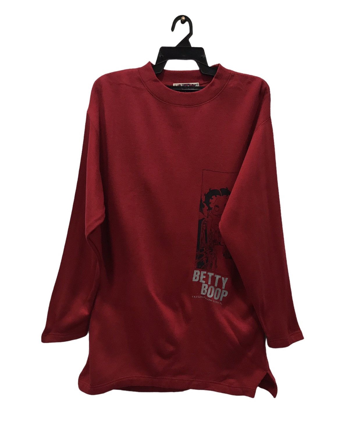BETTY BOOP LONG SWEATSHIRT
